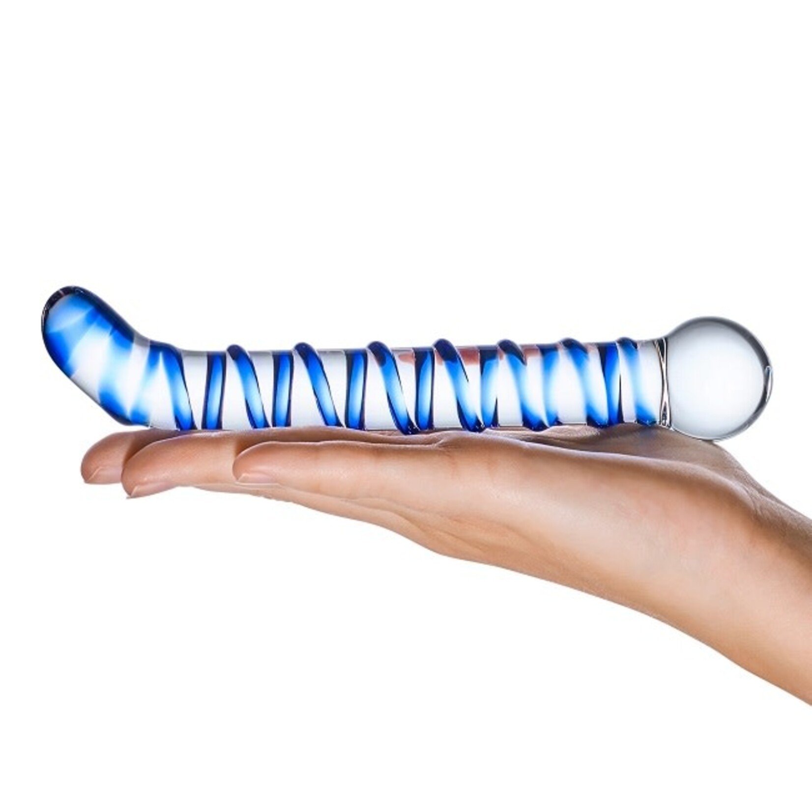 Gläs Gläs 6.5" Mr. Swirly G-Spot Glass Dildo