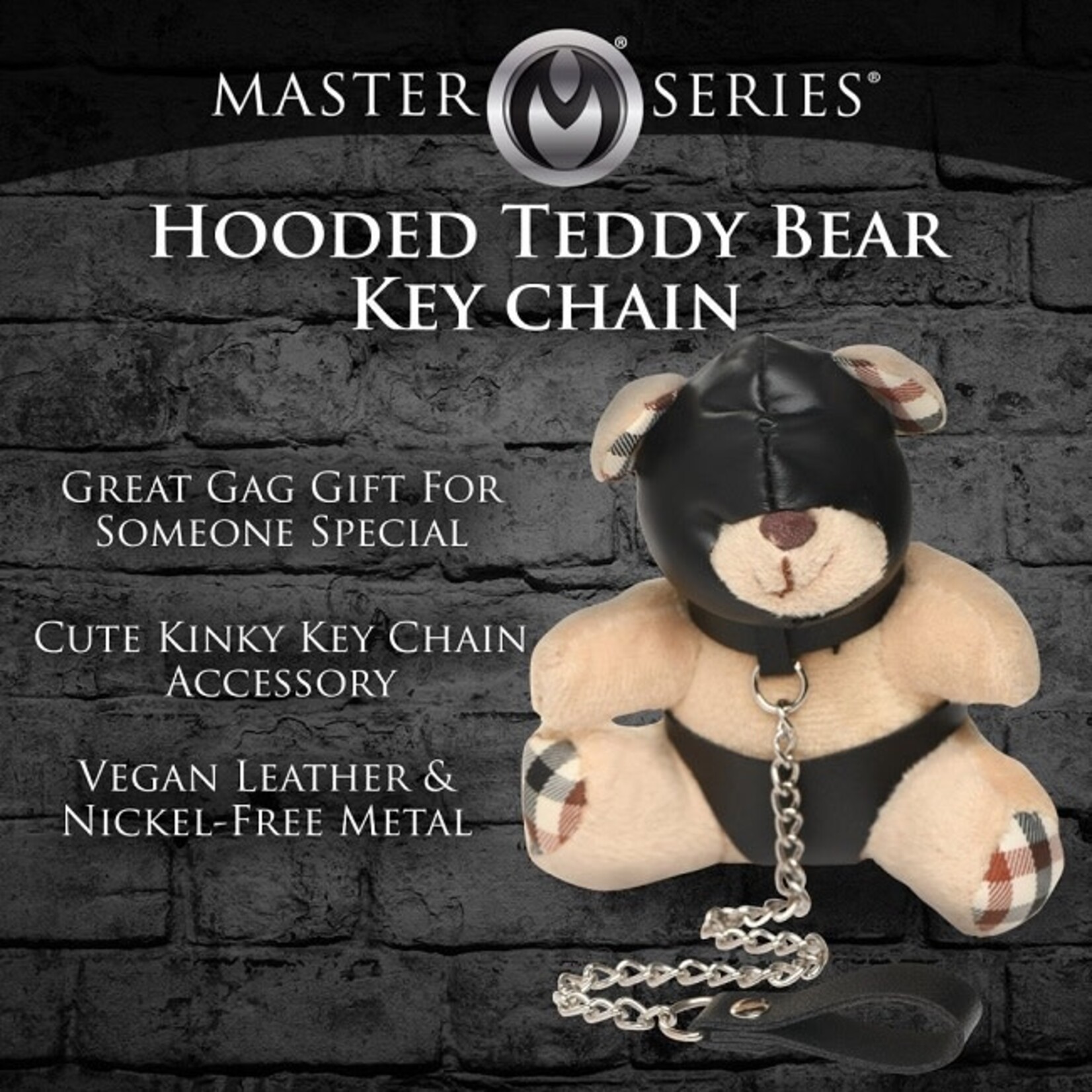 Master Series Master Series Hooded Teddy Bear Keychain