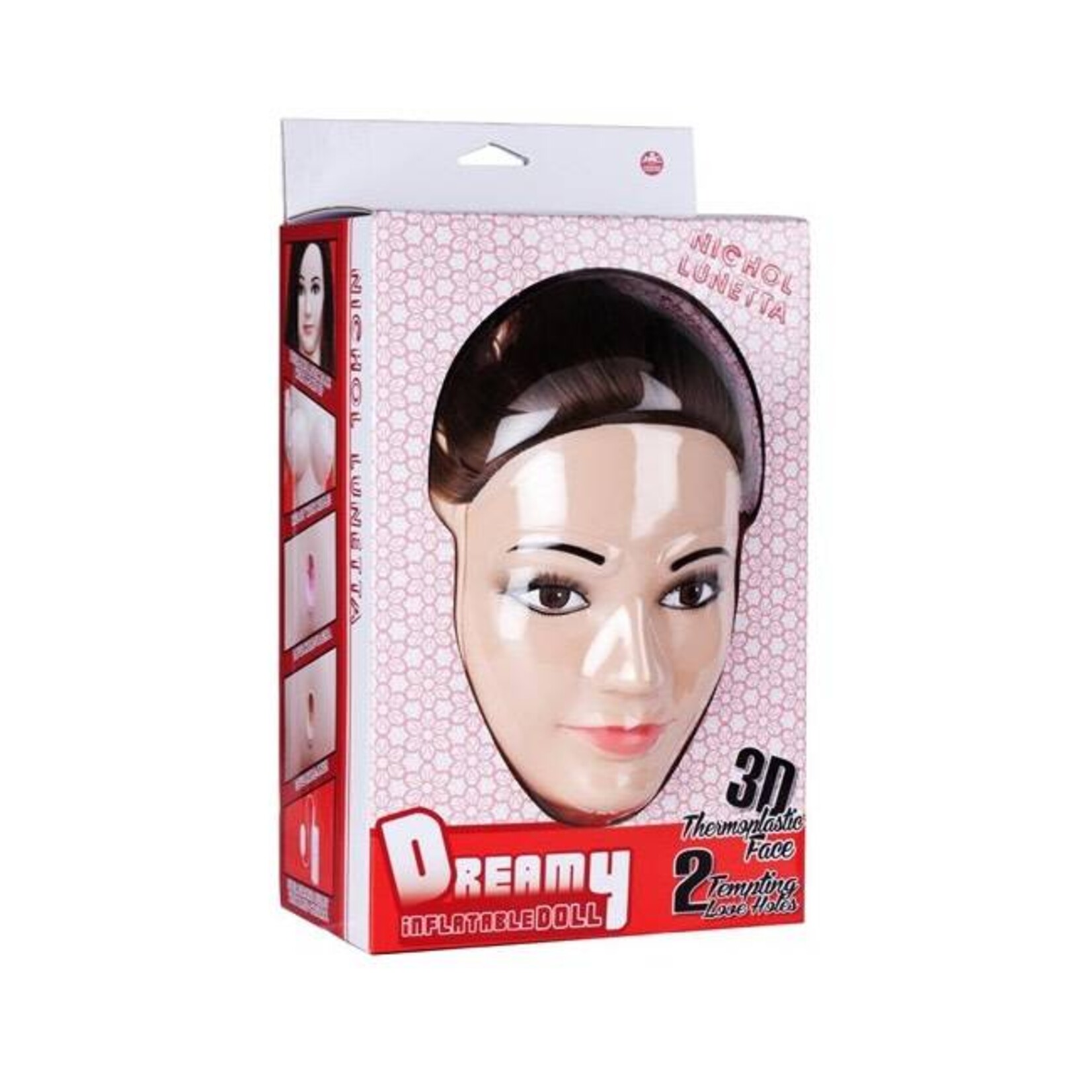 Dreamy Inflatable Doll with 3D Face