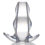 Master Series Clear View Hollow Anal Plug XL