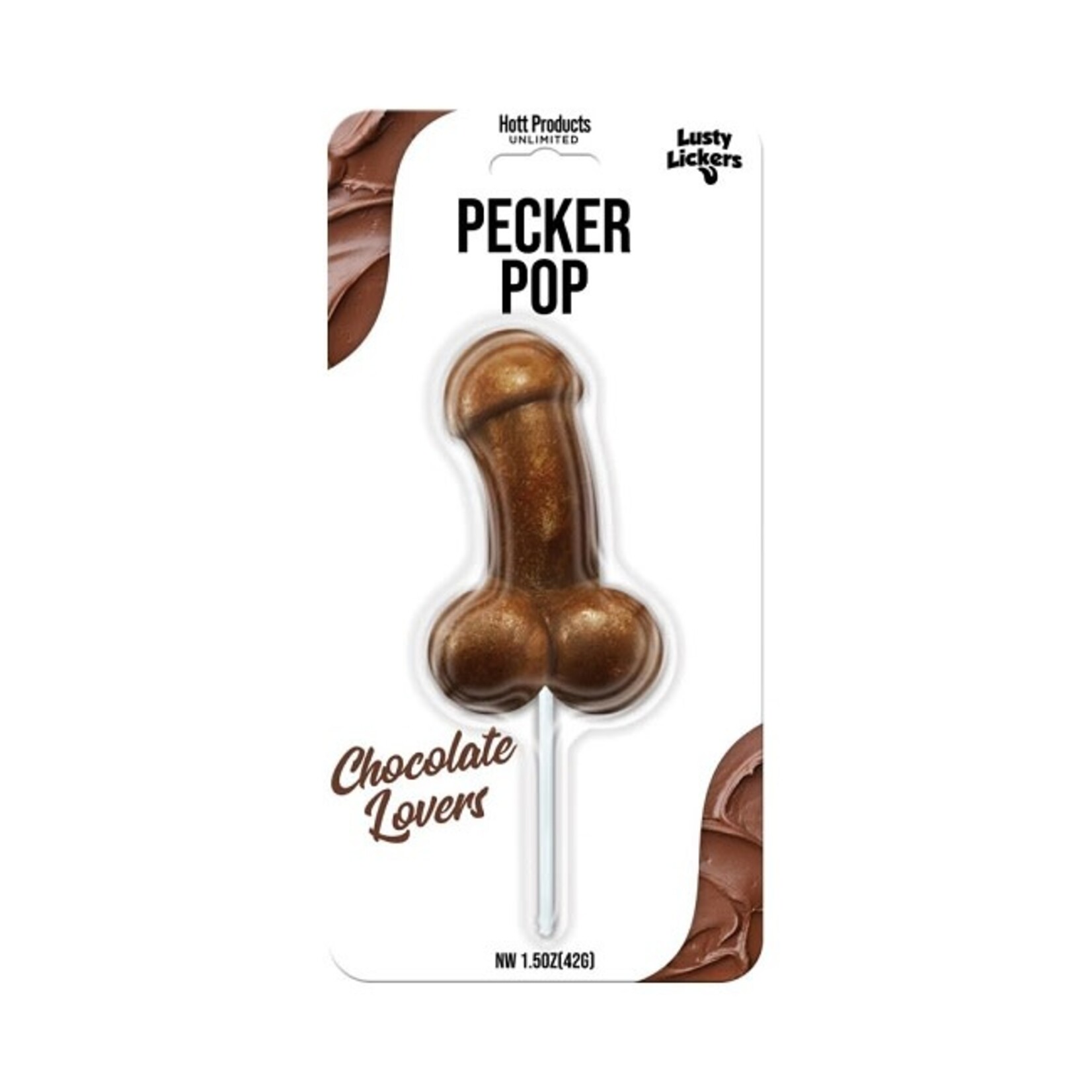 Hott Products Lusty Lickers Pecker Pop Chocolate Lovers