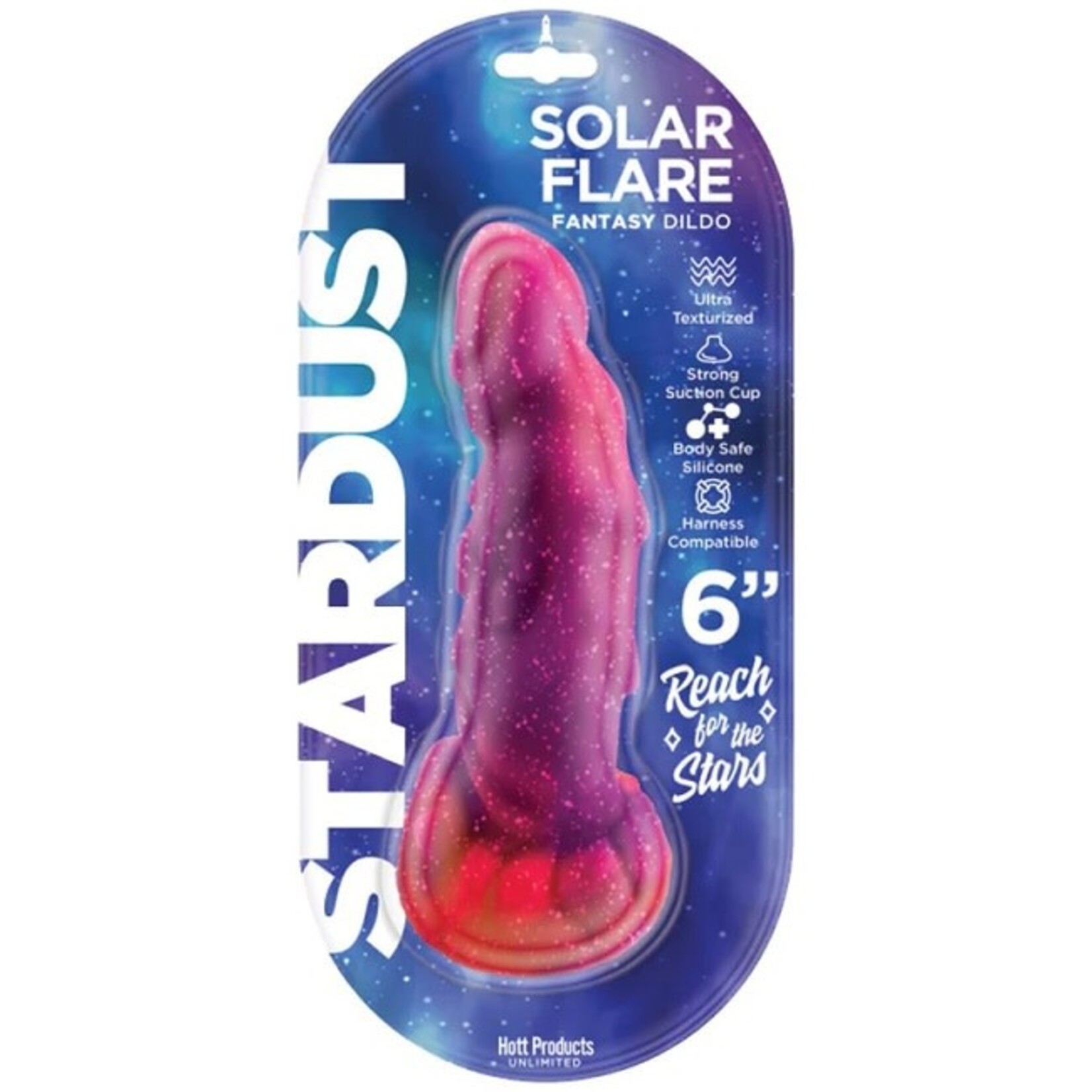 Hott Products Stardust Solar Flare 6" Fantasy Dildo
