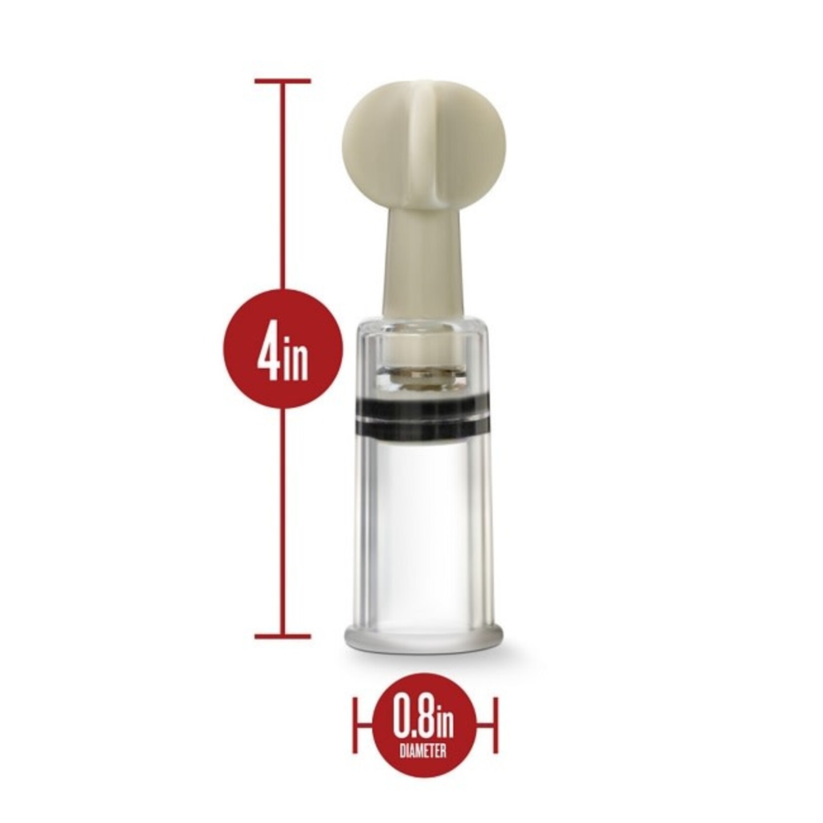 Blush Novelties Temptasia Clit And Nipple Twist Suckers - Set of 3