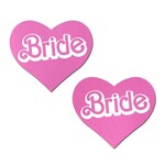 Pastease Pink Iconic Doll 'Bride' Heart Nipple Pasties