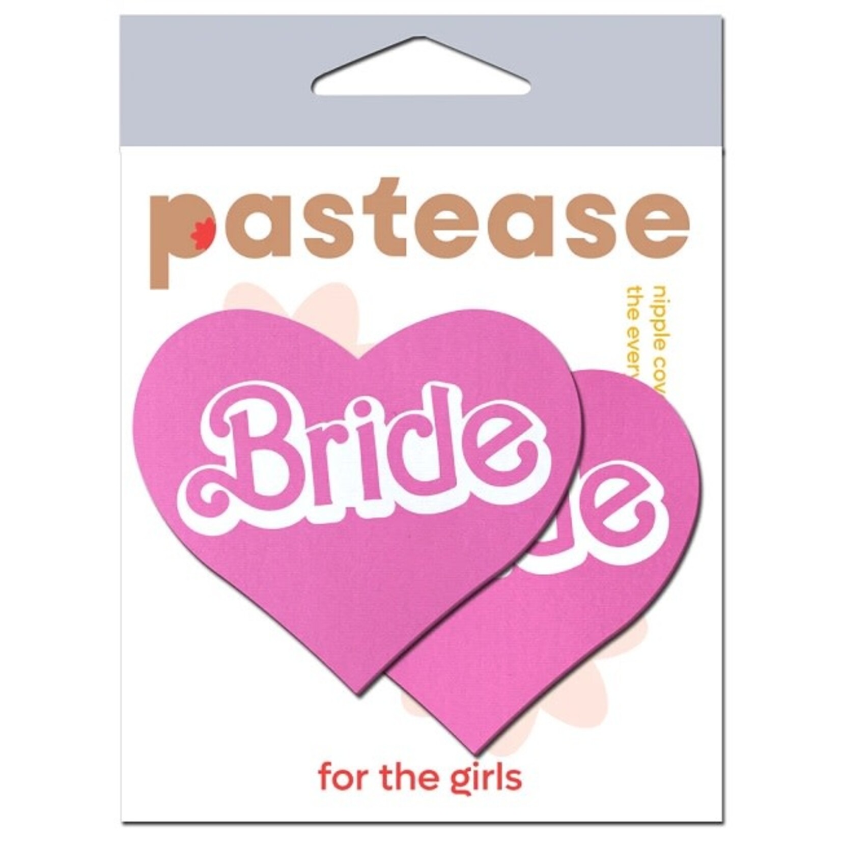 Pastease Pastease Pink Iconic Doll 'Bride' Heart Nipple Pasties