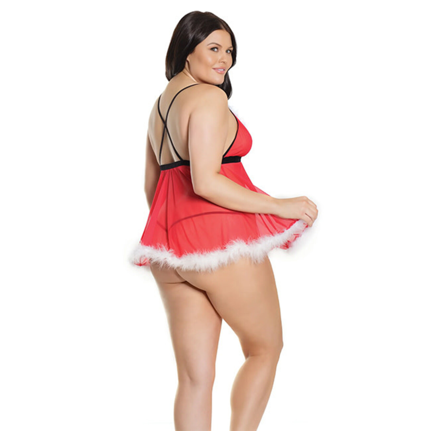 Coquette Coquette Santa Babydoll & G-String