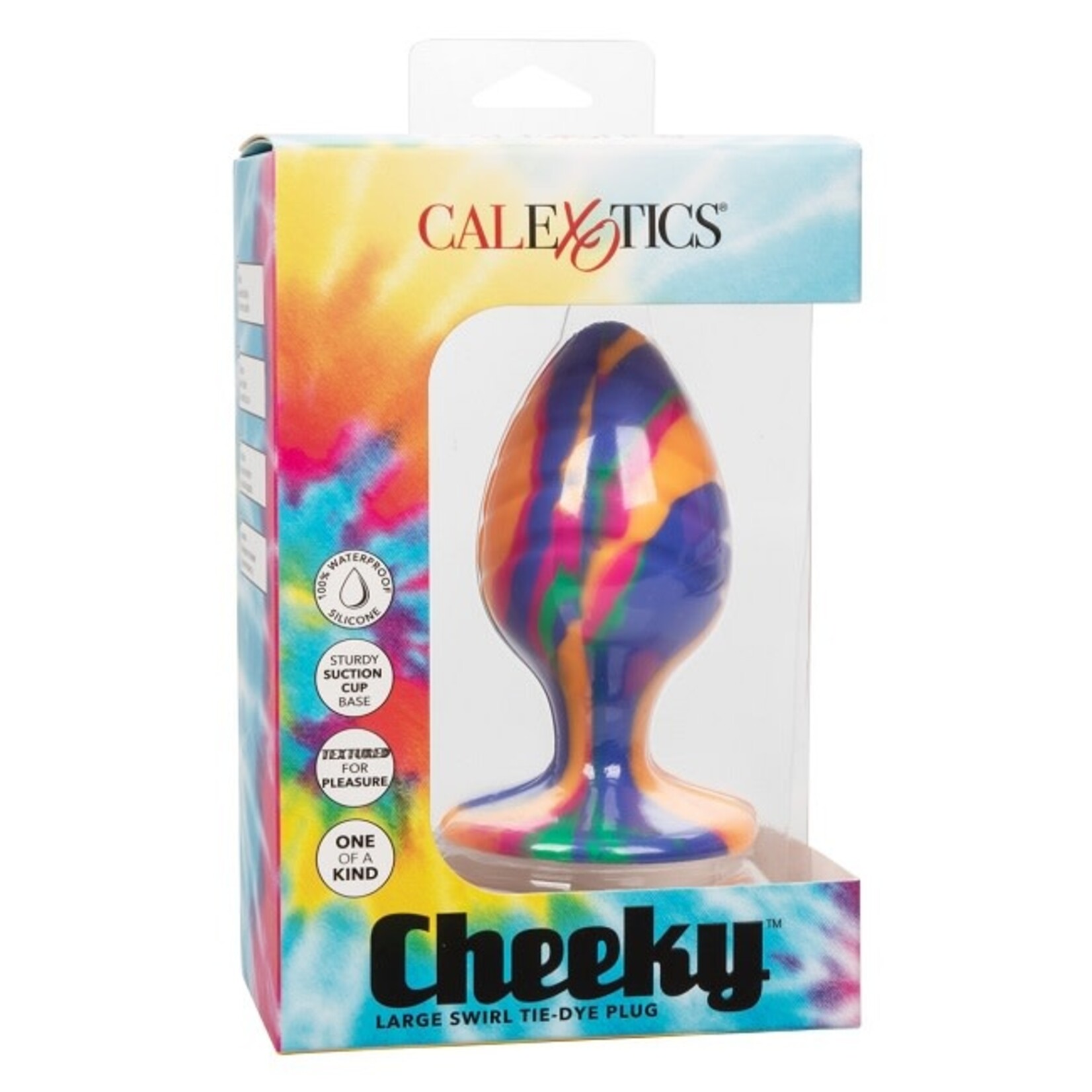 CalExotics Cheeky Large Swirl Tie-Dye Plug