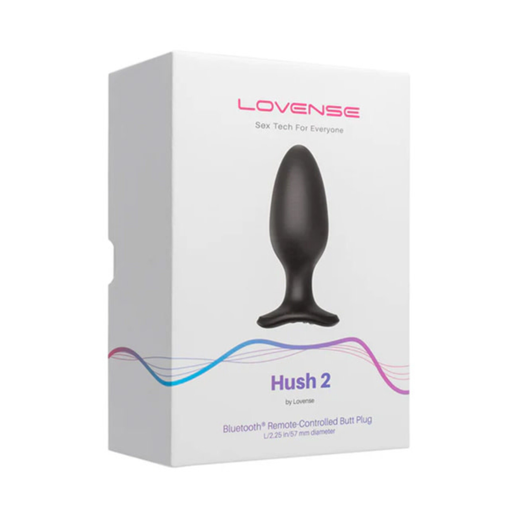 Lovense Lovense Hush 2 Bluetooth® Remote-Controlled Butt Plug L/2.25"