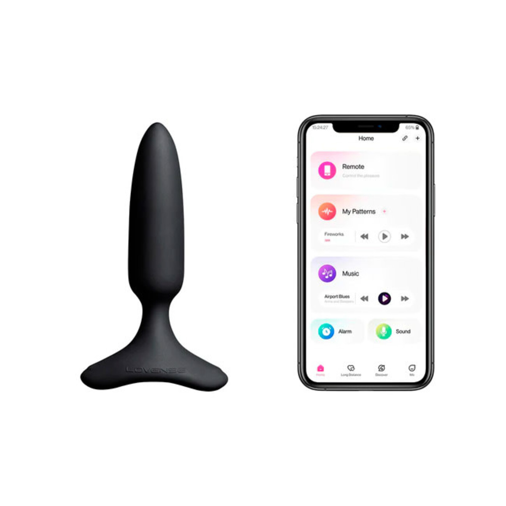 Lovense Lovense Hush 2 Bluetooth® Remote-Controlled Butt Plug XS 1"