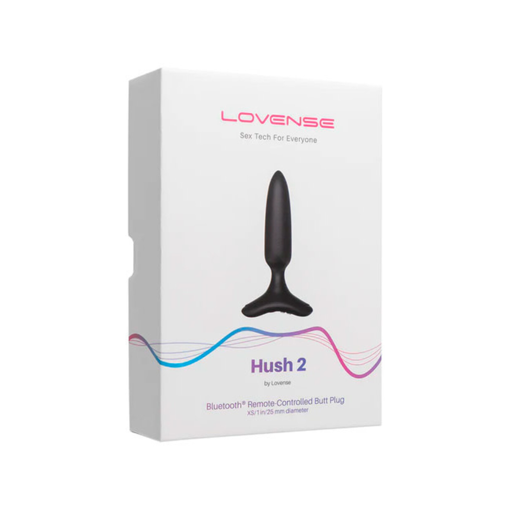 Lovense Lovense Hush 2 Bluetooth® Remote-Controlled Butt Plug XS 1"