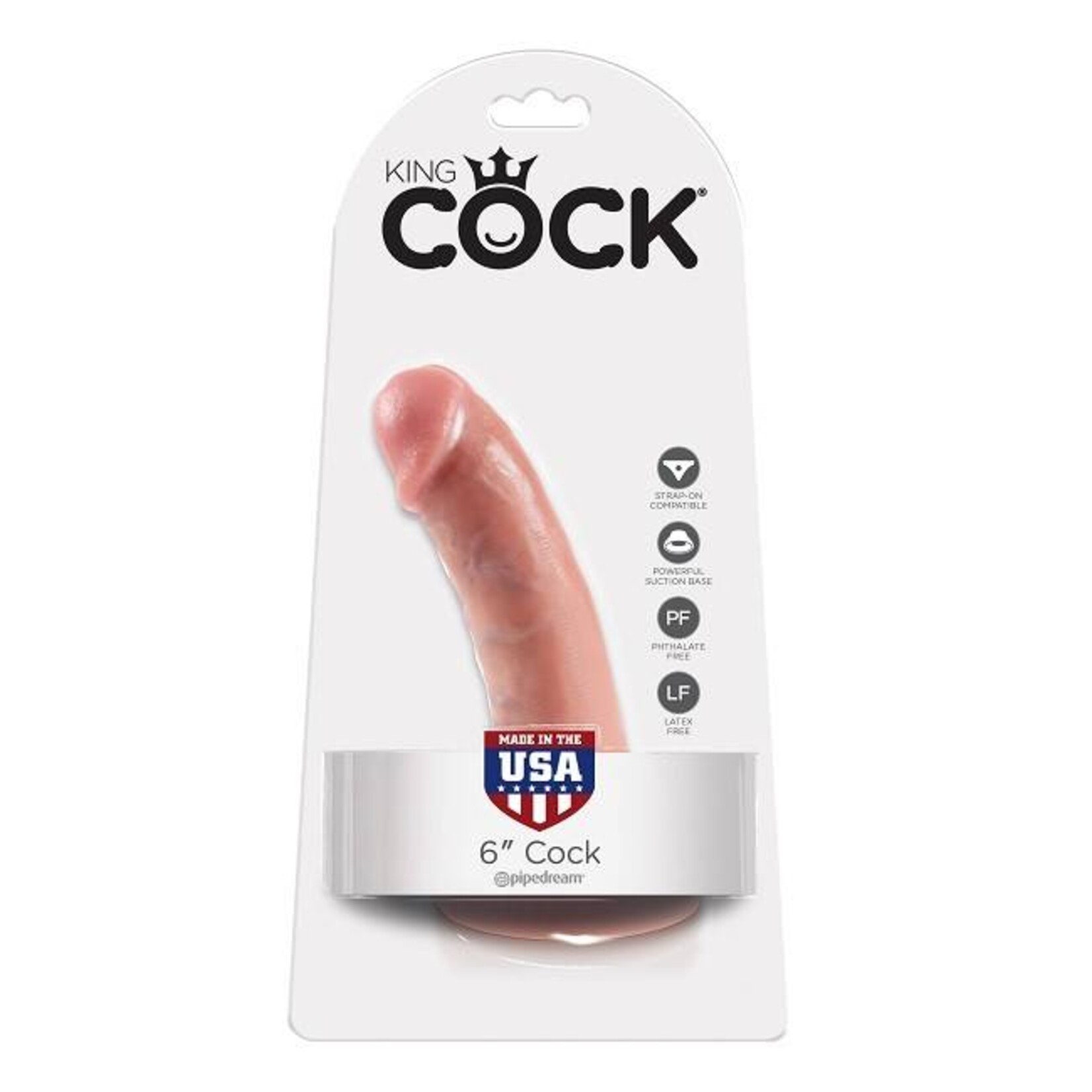 King Cock King Cock 6" Dildo