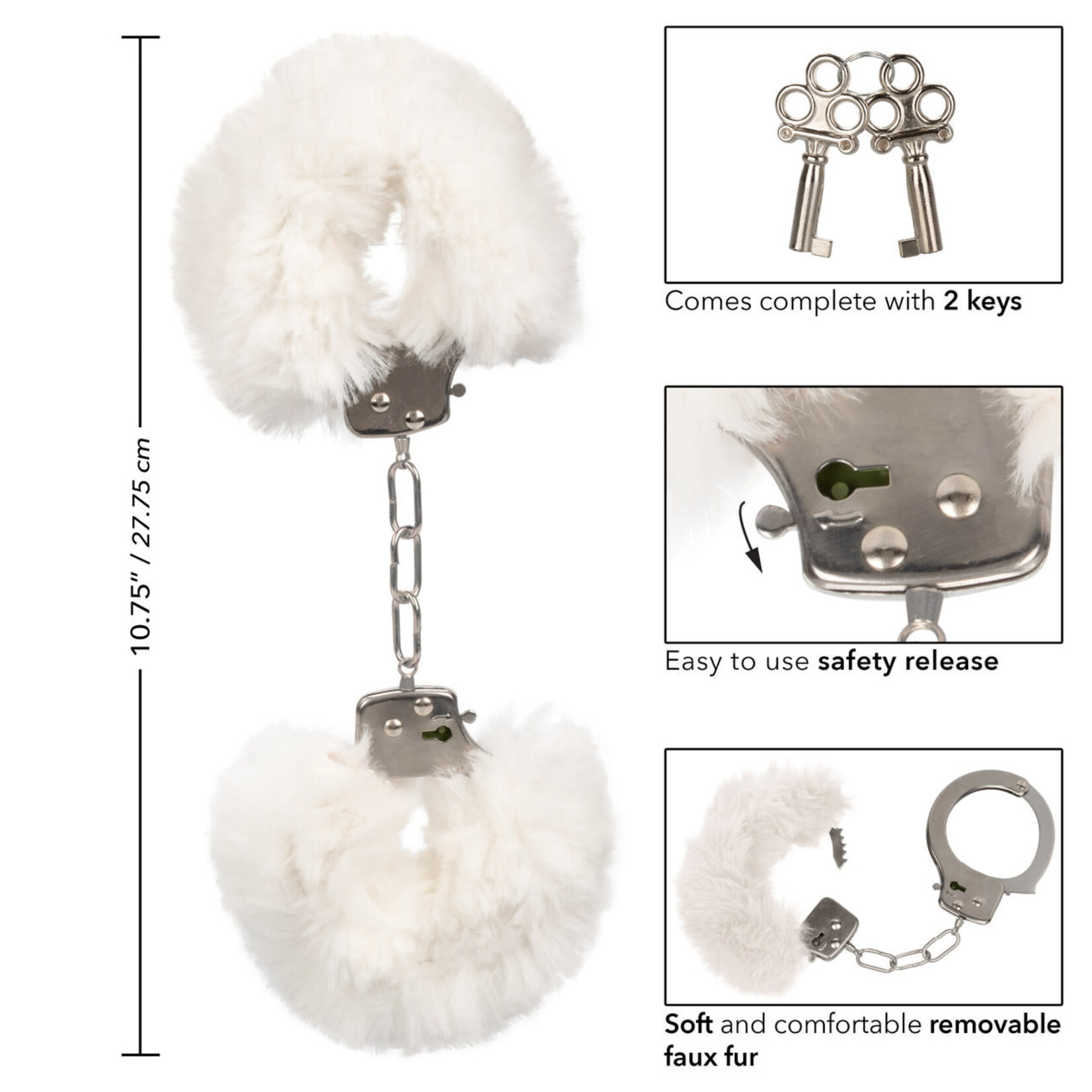 CalExotics Ultra Fluffy Furry Cuffs