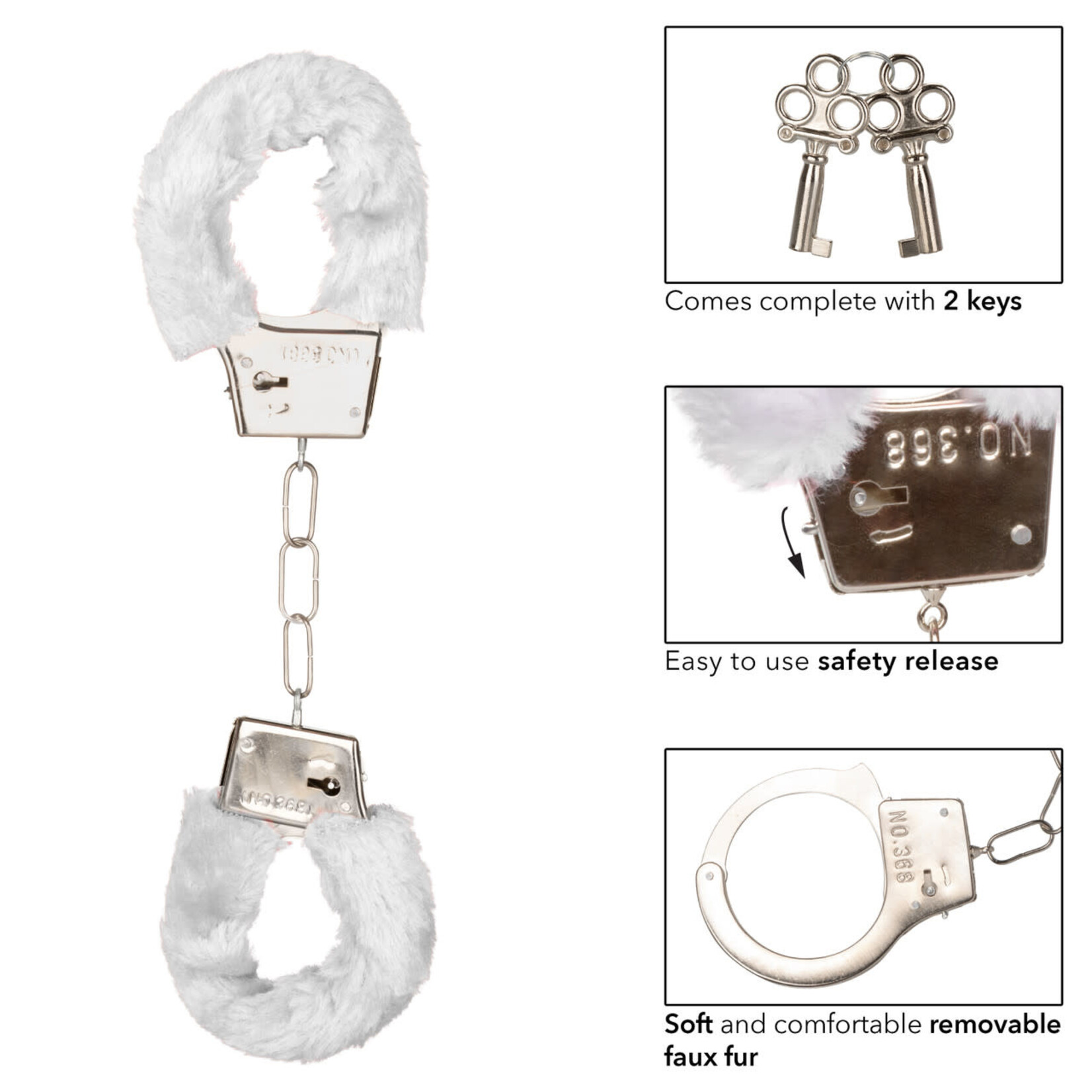 CalExotics Playful Furry Cuffs