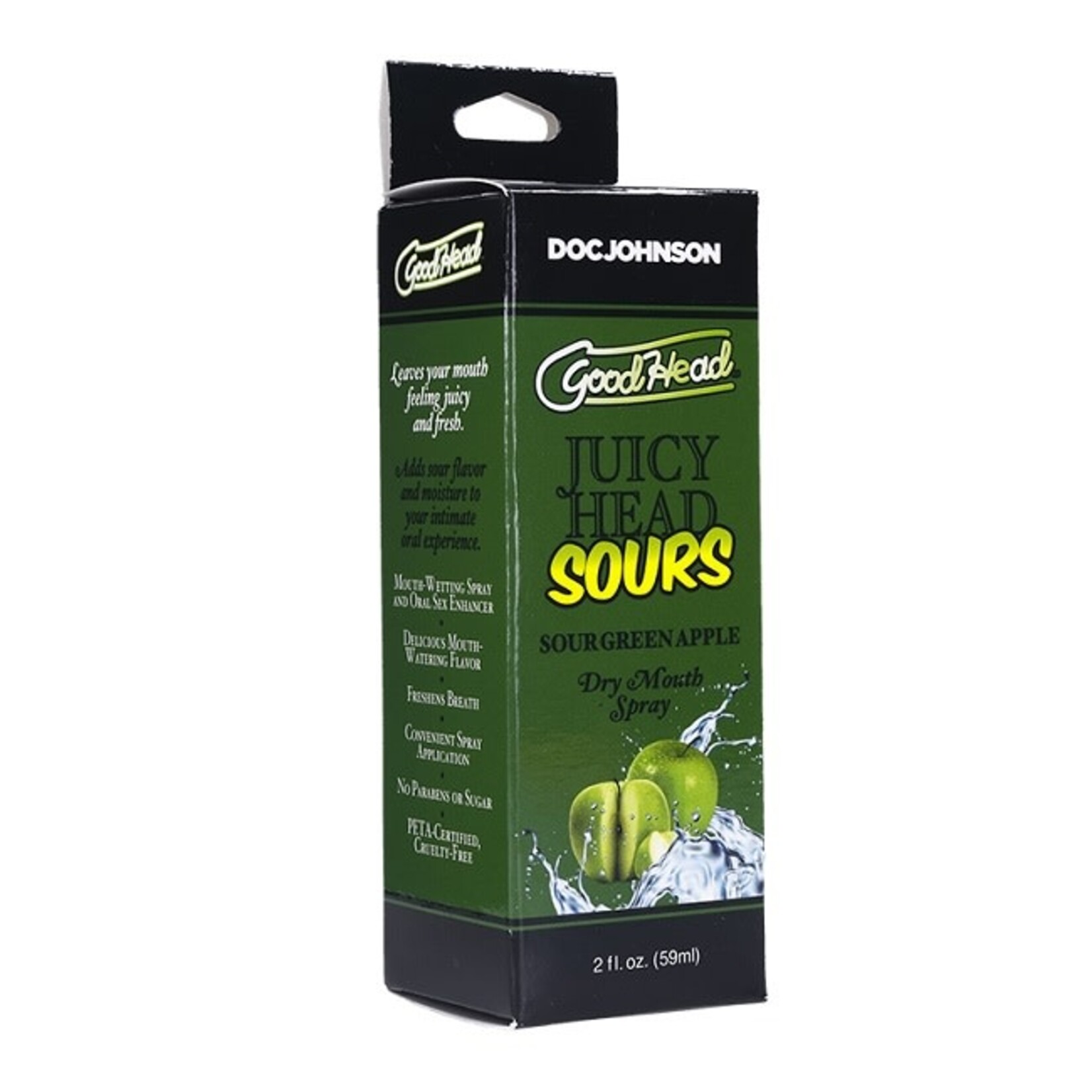 Doc Johnson GoodHead Juicy Head Sours Dry Mouth Spray 2oz