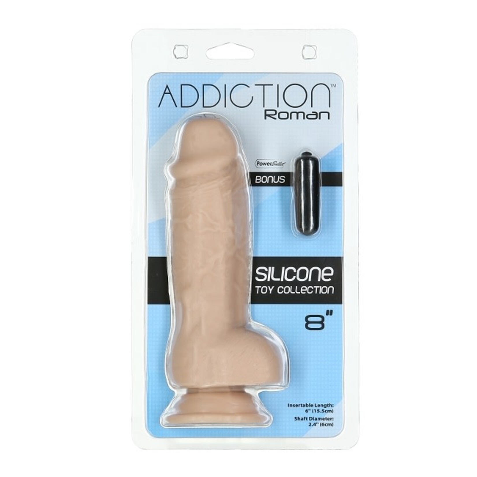 Addiction Addiction - Roman 8" Girthy Silicone Dildo