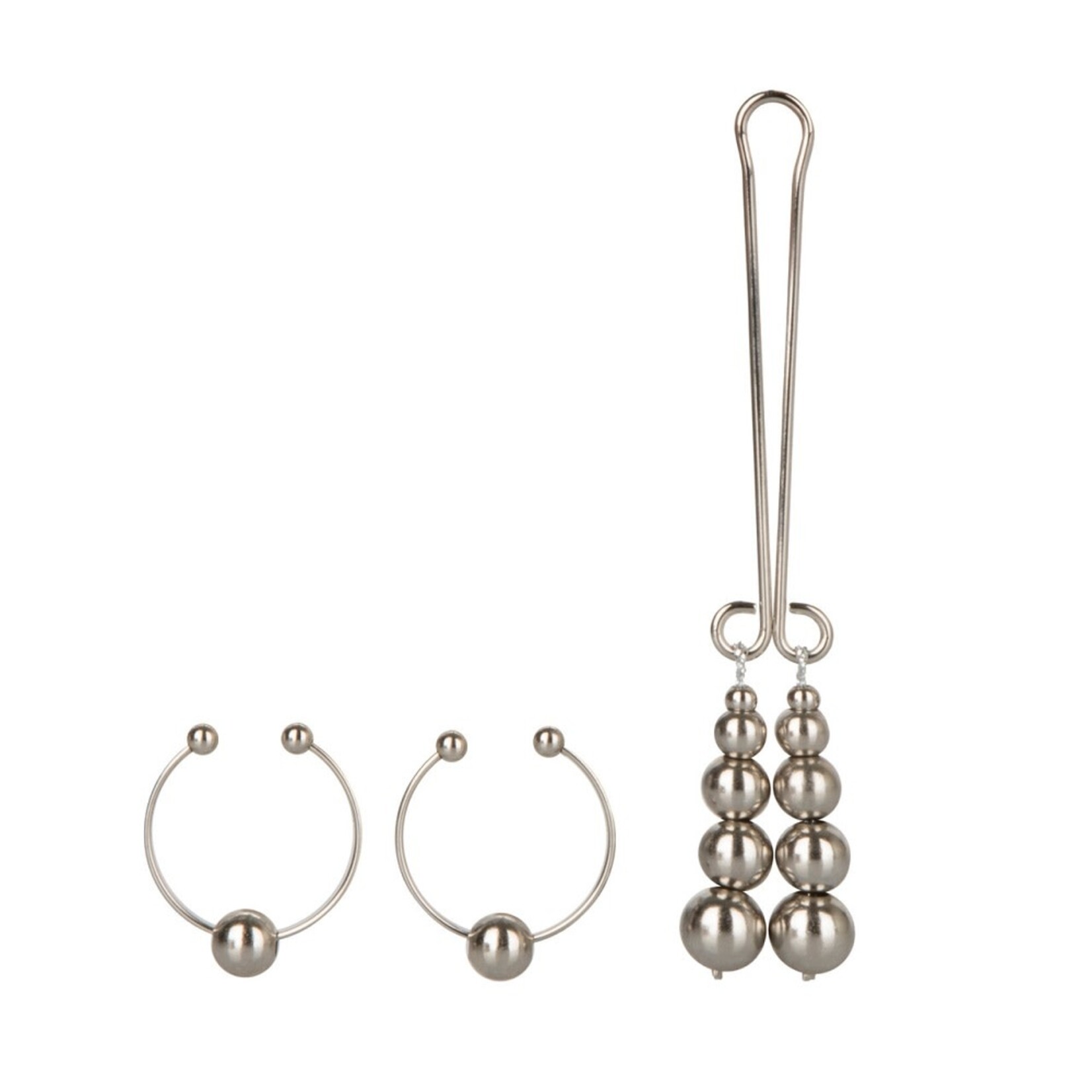 CalExotics Intimate Play Nipple and Clitoral Non-Piercing Body Jewelry