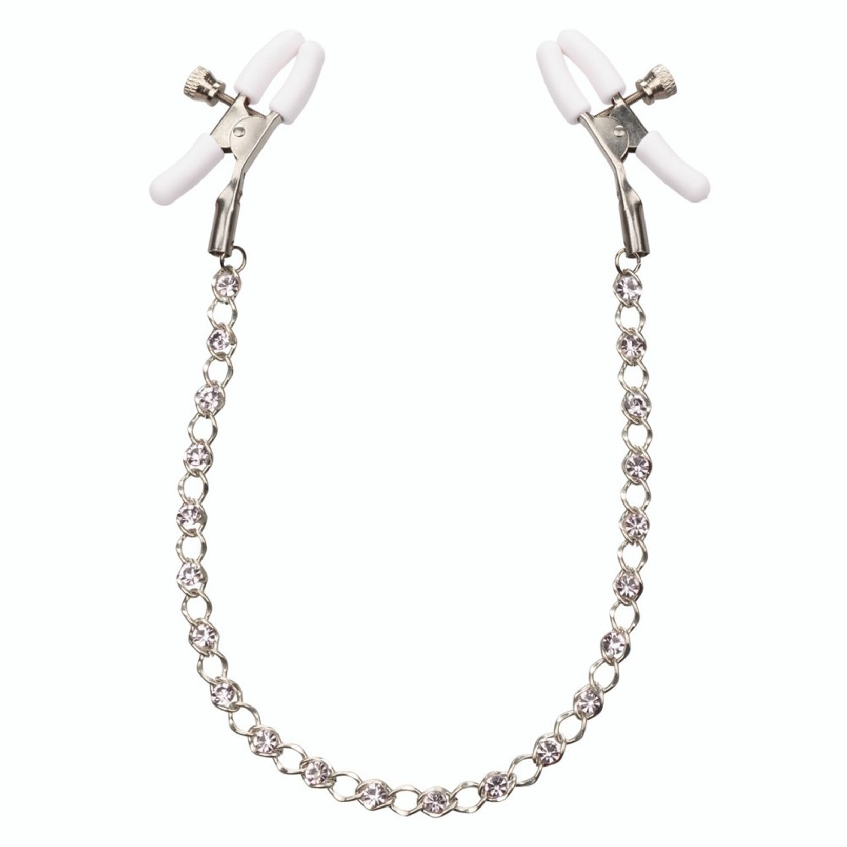 CalExotics Nipple Play Crystal Chain Nipple Clamps