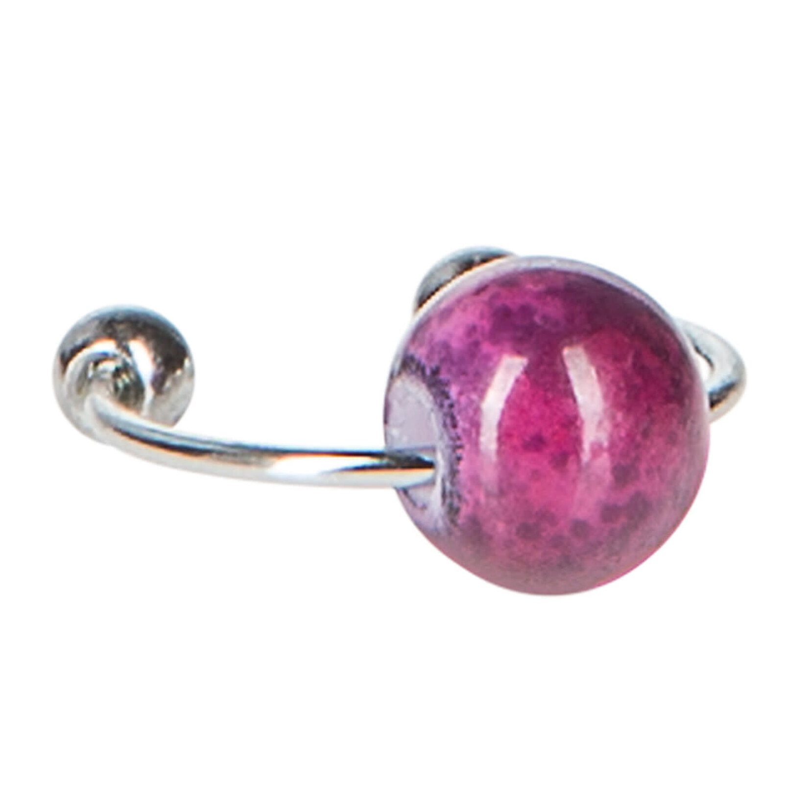 CalExotics Nipple Play Purple Chain Nipple Clamps