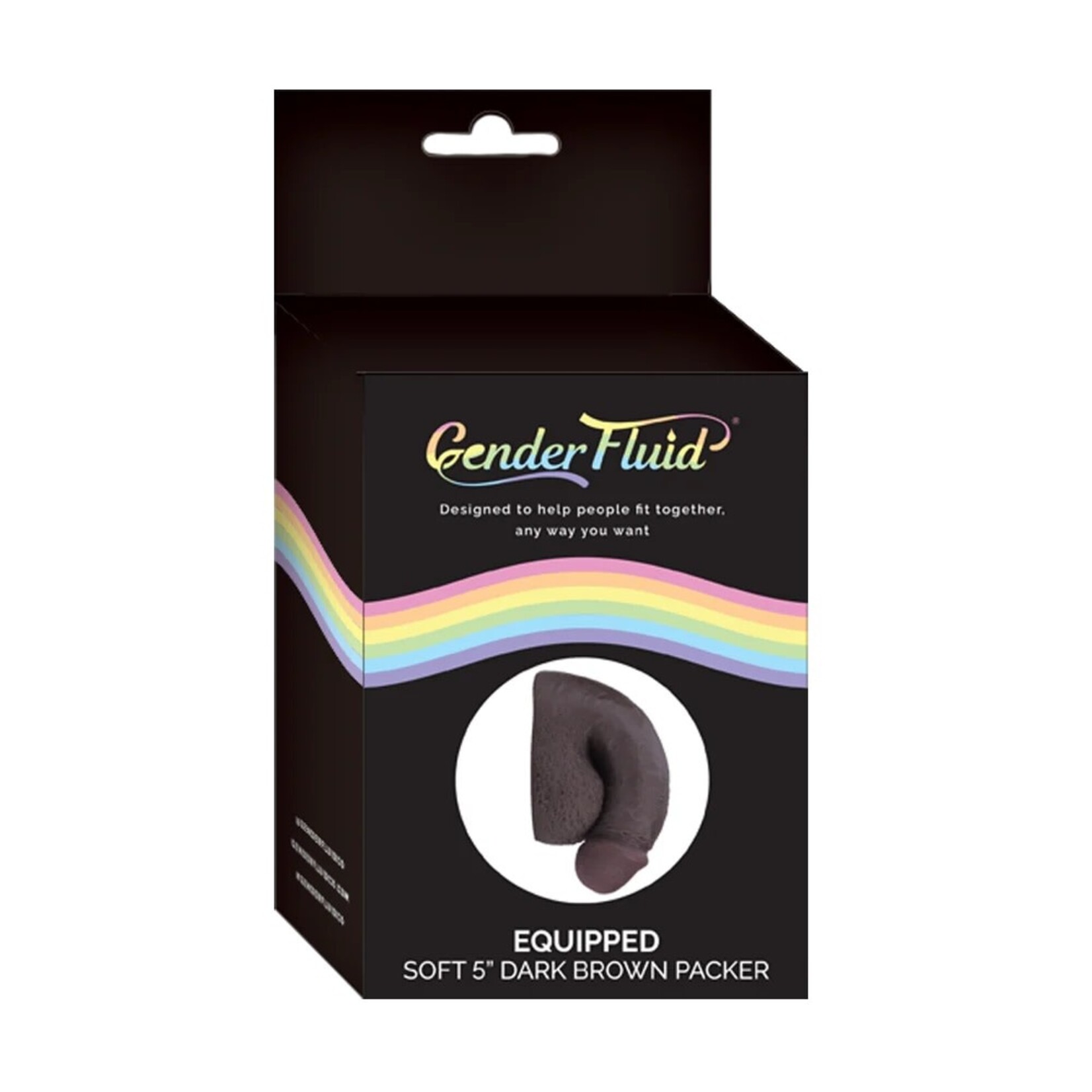 Gender Fluid Equipped Soft 5" Dark Brown Packer