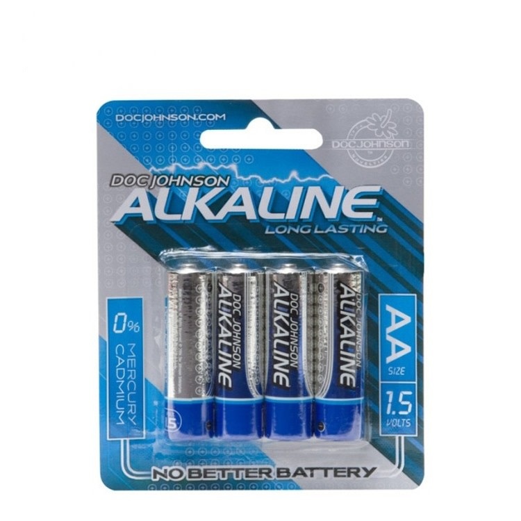 Doc Johnson AA Size Alkaline Battery 4 Pack