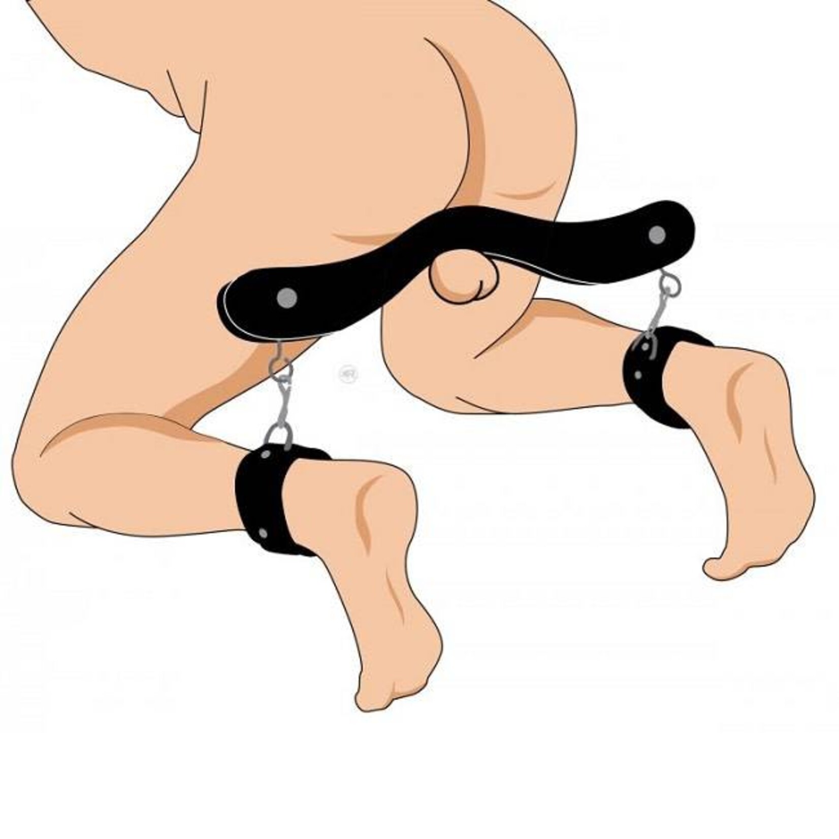 Master Series Master Series The Extreme Enforcer Humbler with Ankle Restraints