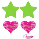 UV Reactive Fashion Pasties Set