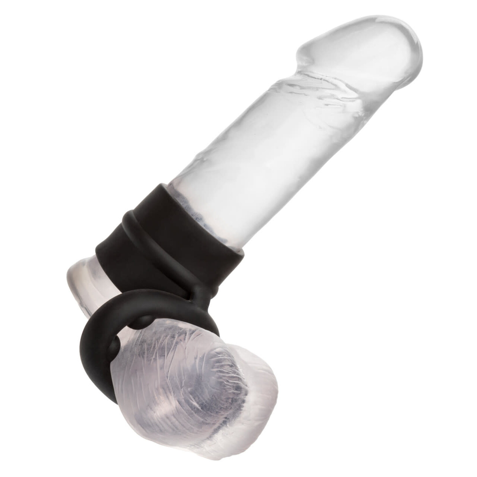 CalExotics Alpha Liquid Silicone Dual Magnum Ring