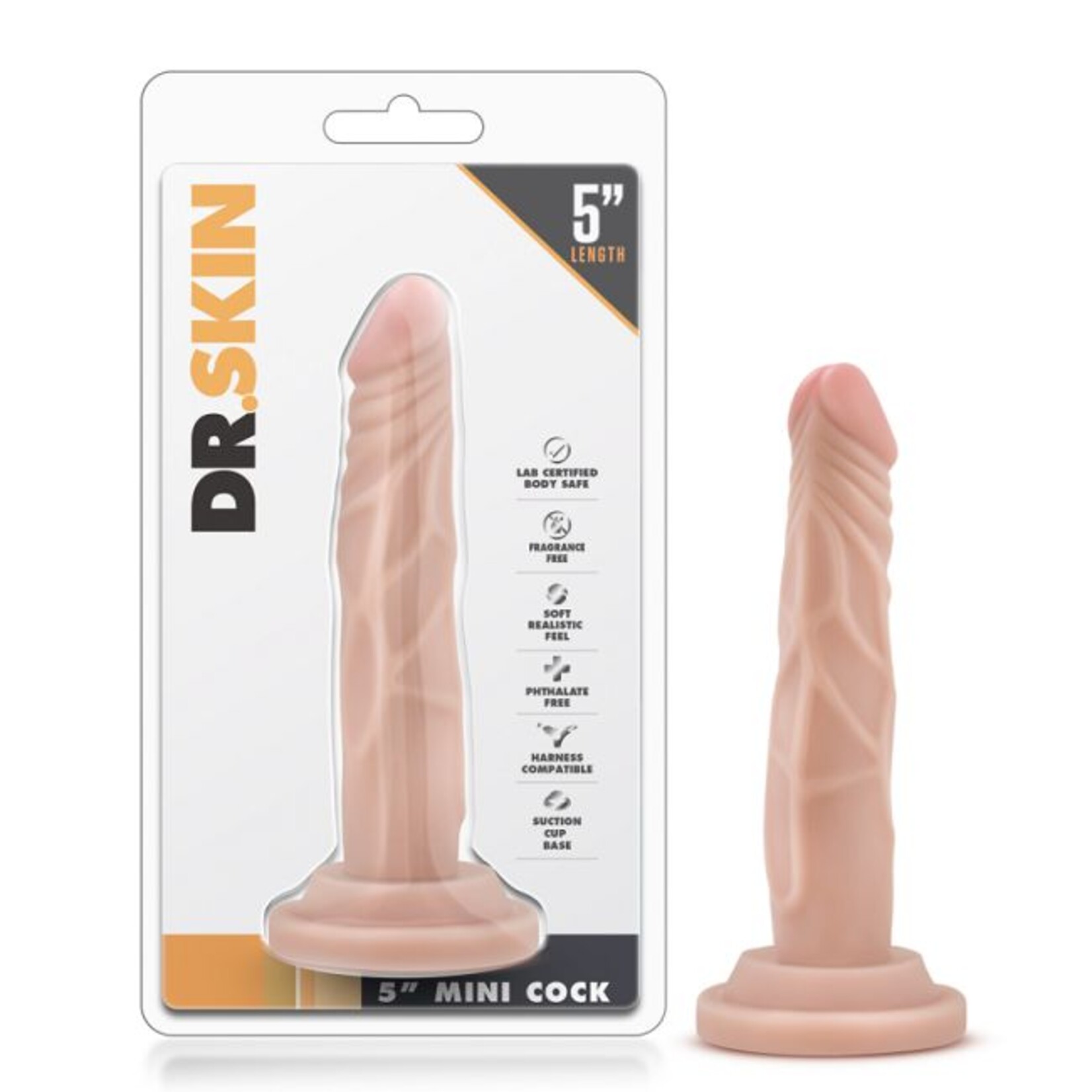 Blush Novelties Dr. Skin 5" Mini Cock Beige