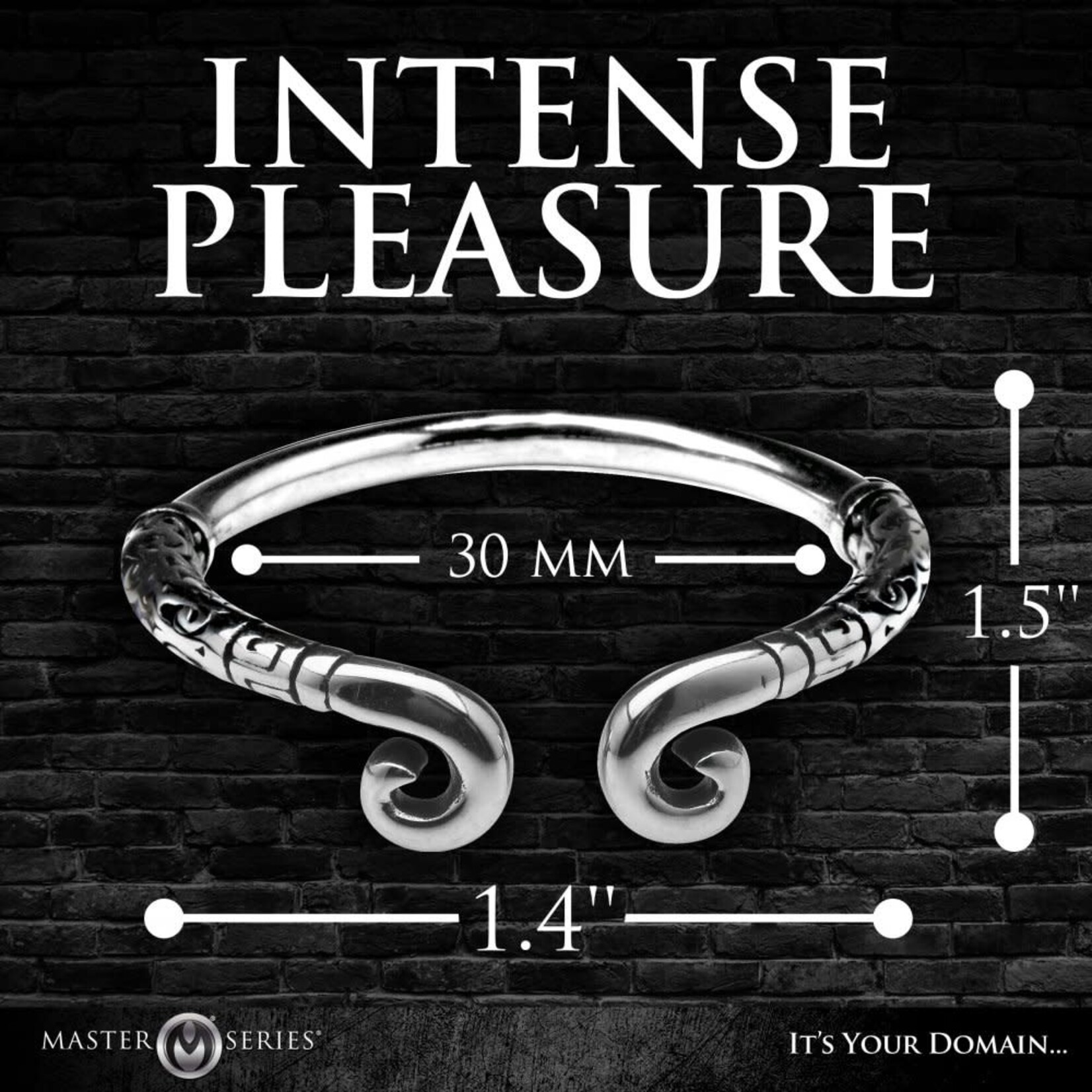 Master Series Master Series Kingpin Stainless Steel Glans Ring - 30MM