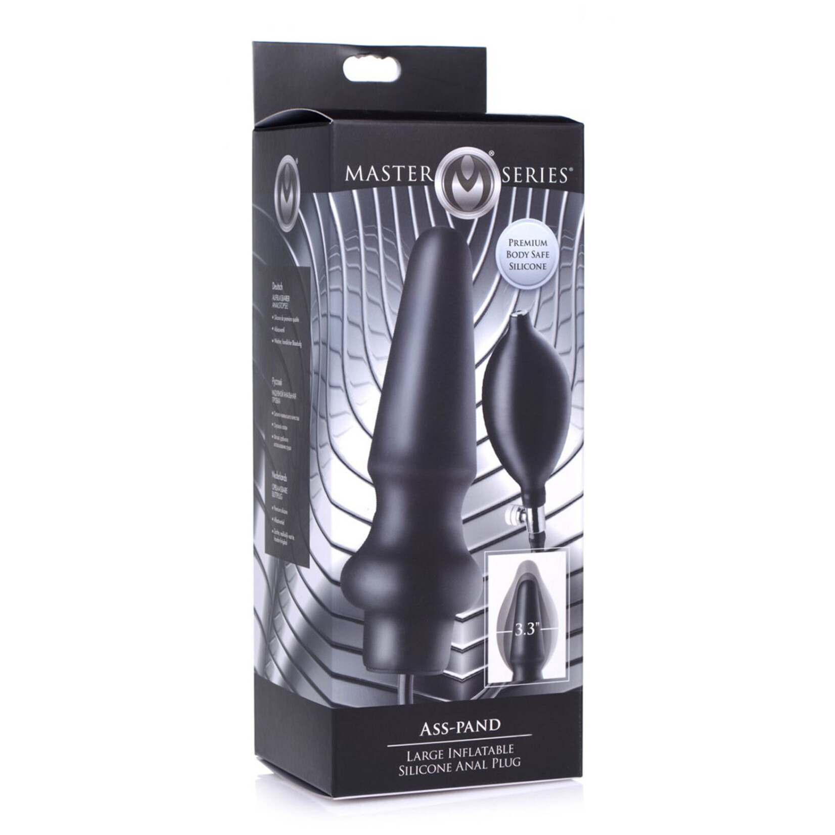 Master Series Master Series Ass-Pand Large Inflatable Silicone Anal Plug