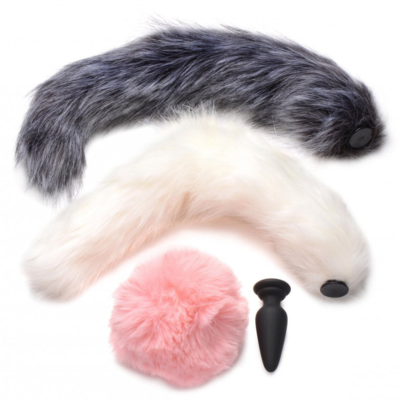 Tailz Tailz Silicone Anal Plug with 3 Interchangeable Tails