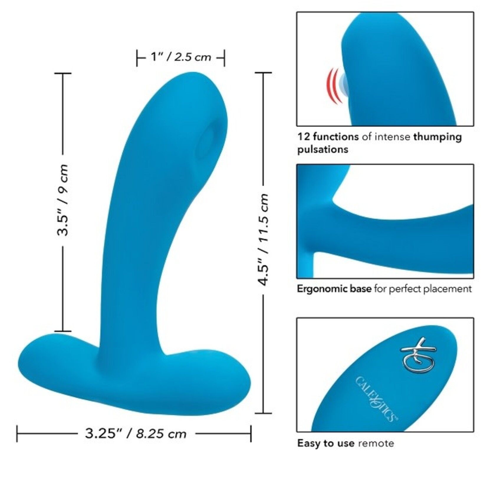 CalExotics Silicone Remote Pulsing Pleaser