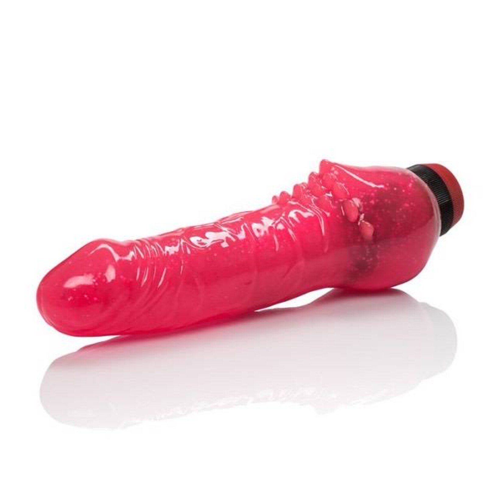 CalExotics Hot Pinks Clitterific 8" Vibrator
