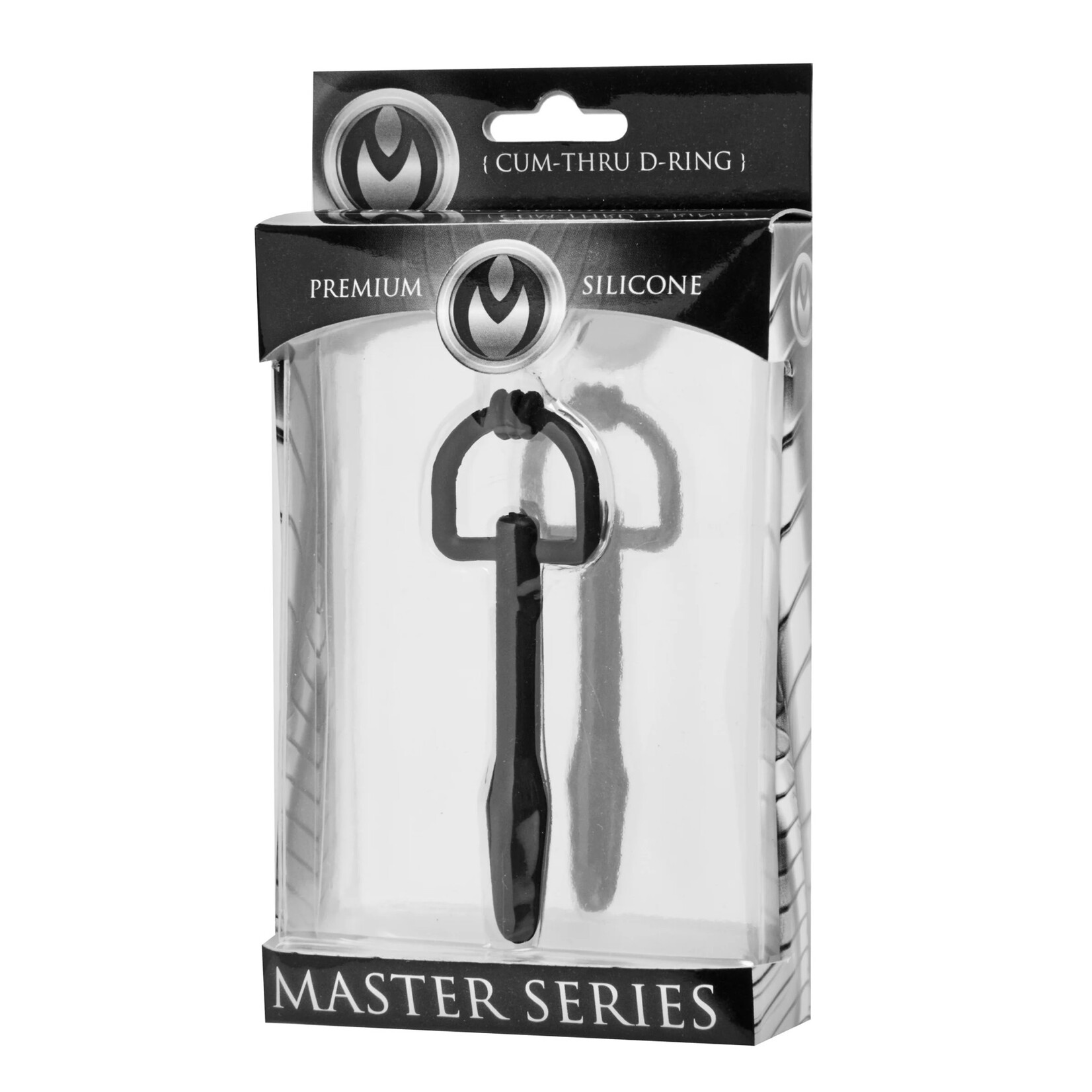 Master Series Master Series The Hallows Silicone Cum-Thru D-Ring Penis Plug