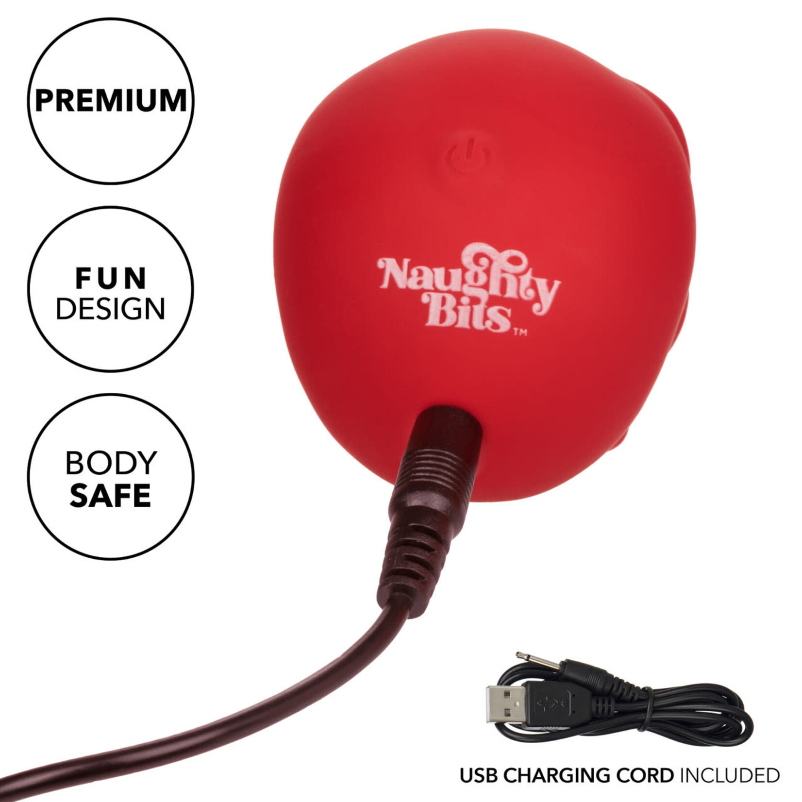 CalExotics Naughty Bits Bone Head Handheld Massager