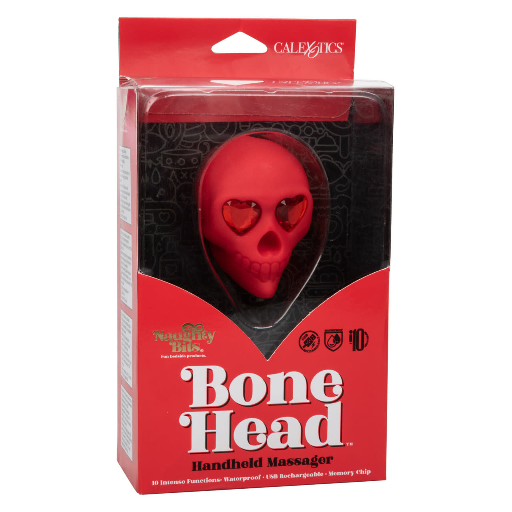 CalExotics Naughty Bits Bone Head Handheld Massager