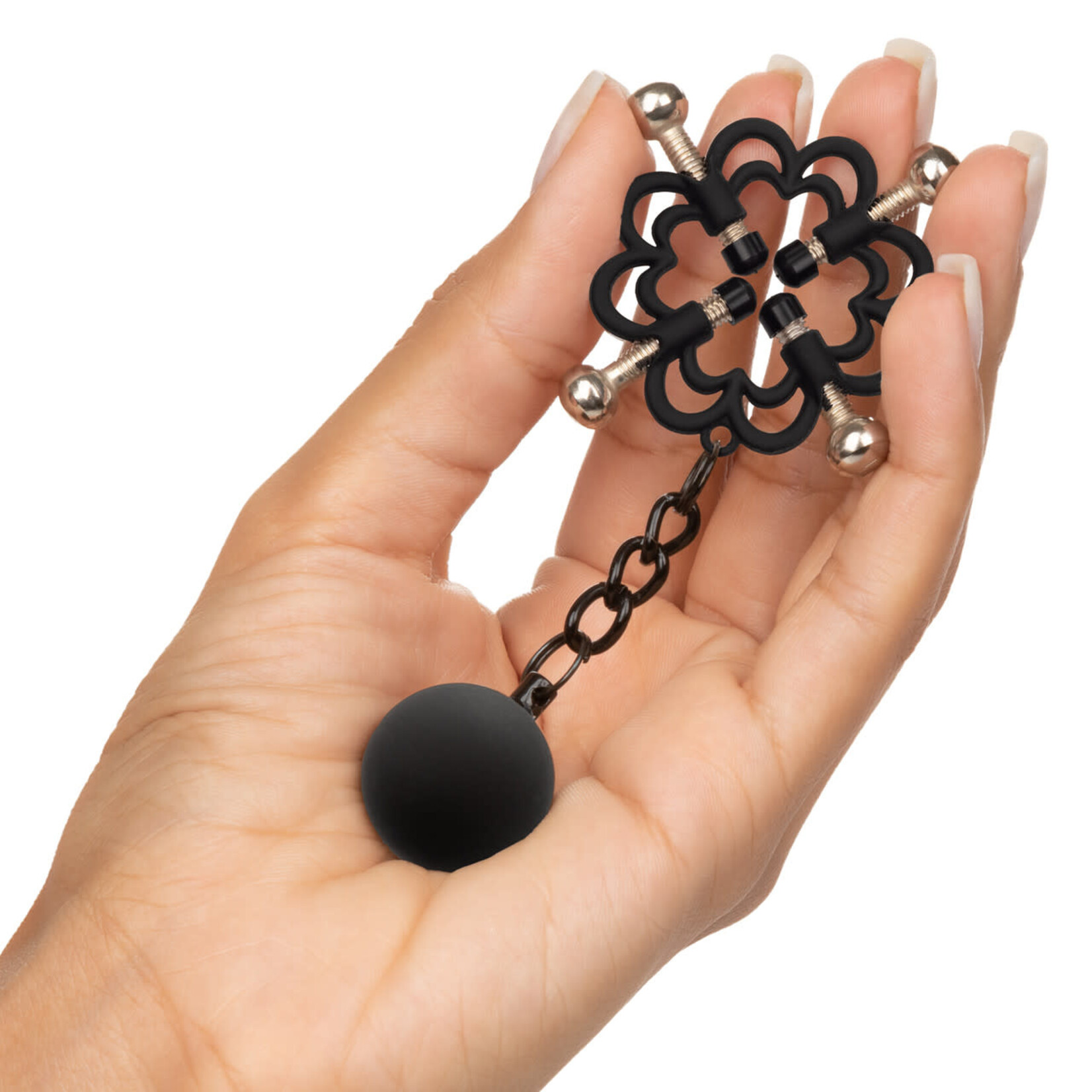 CalExotics Nipple Grips Power Grip 4-Point Weighted Nipple Press