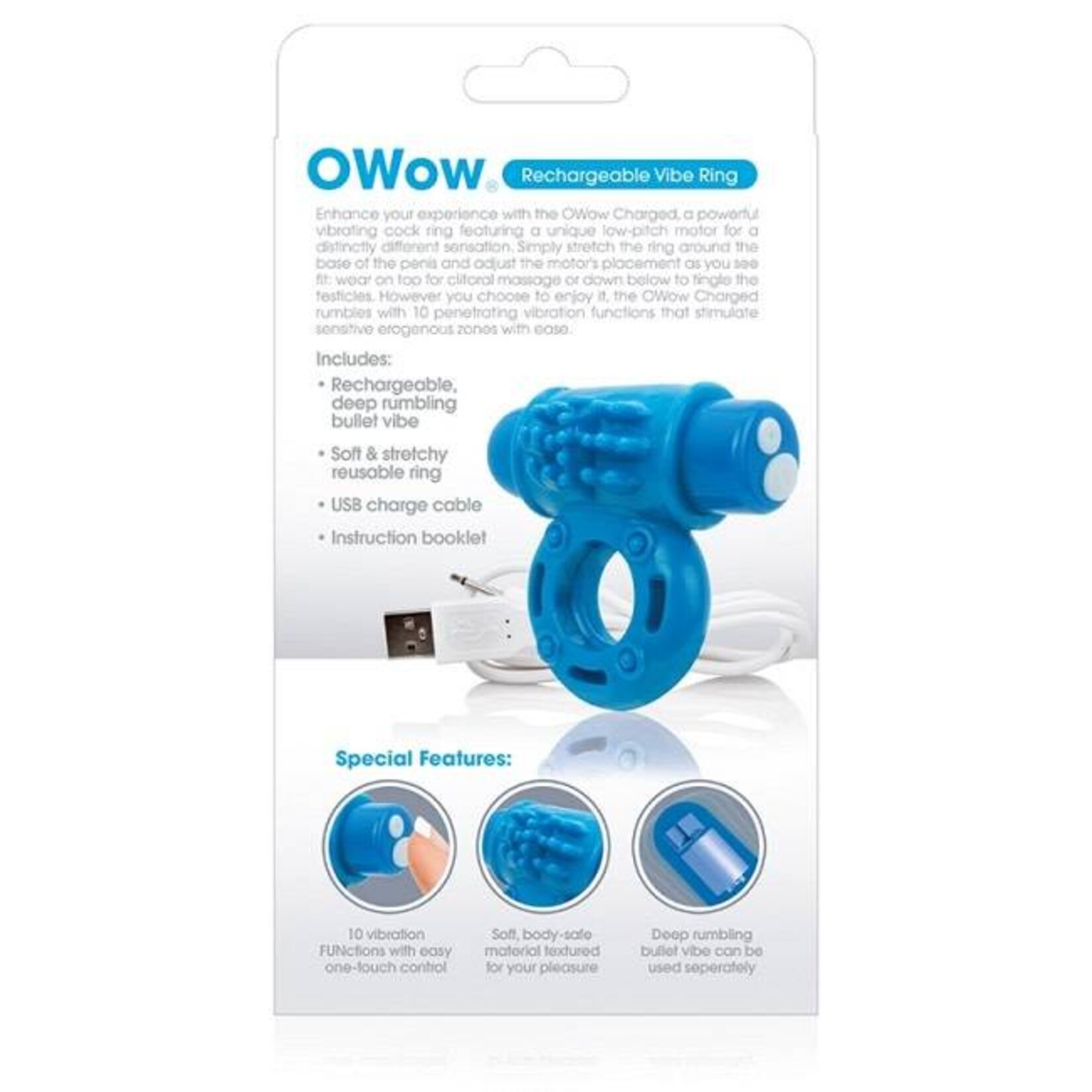 Screaming O Screaming O - O WOW Vibrating Cock Ring