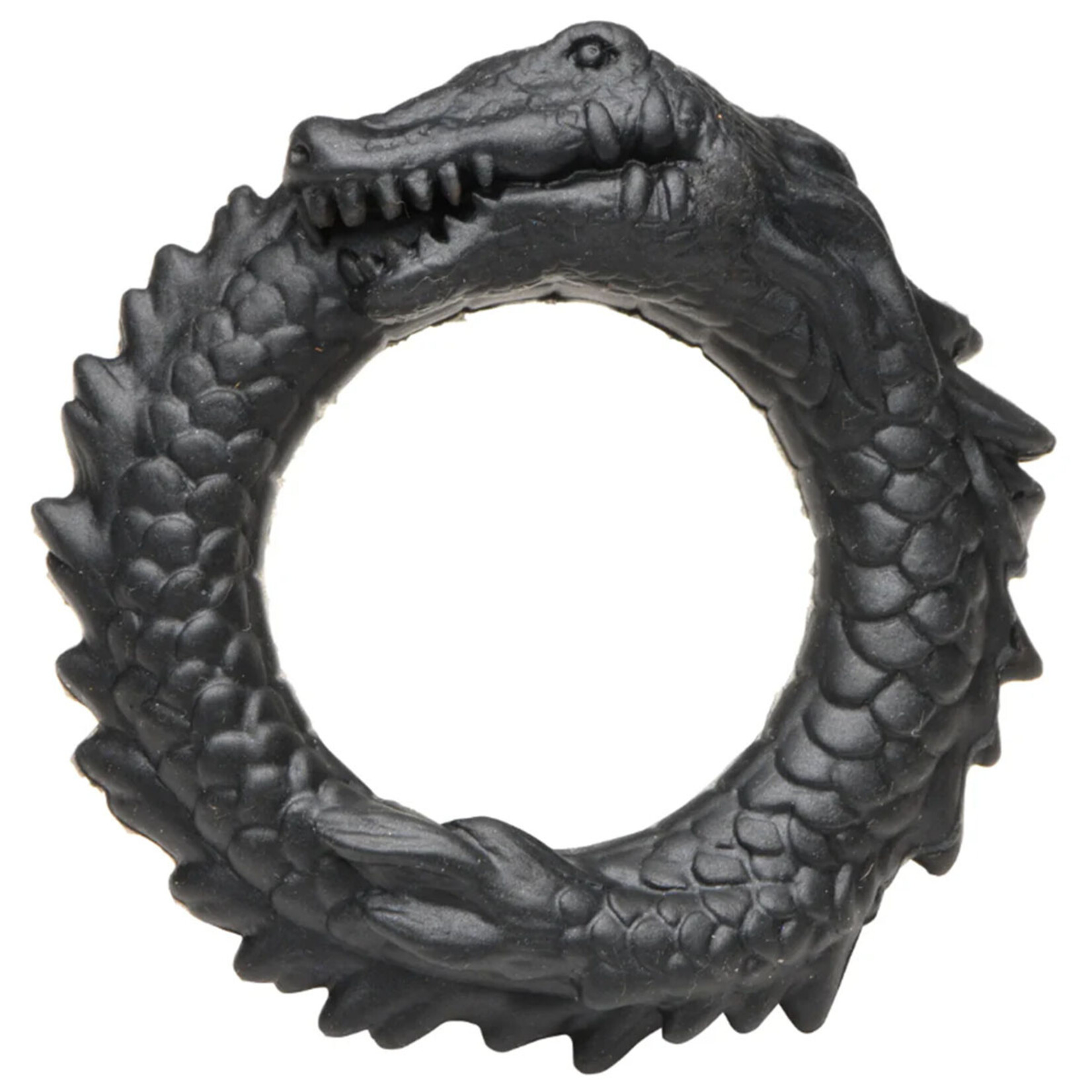Creature Cocks Creature Cocks Black Caiman Silicone Cock Ring