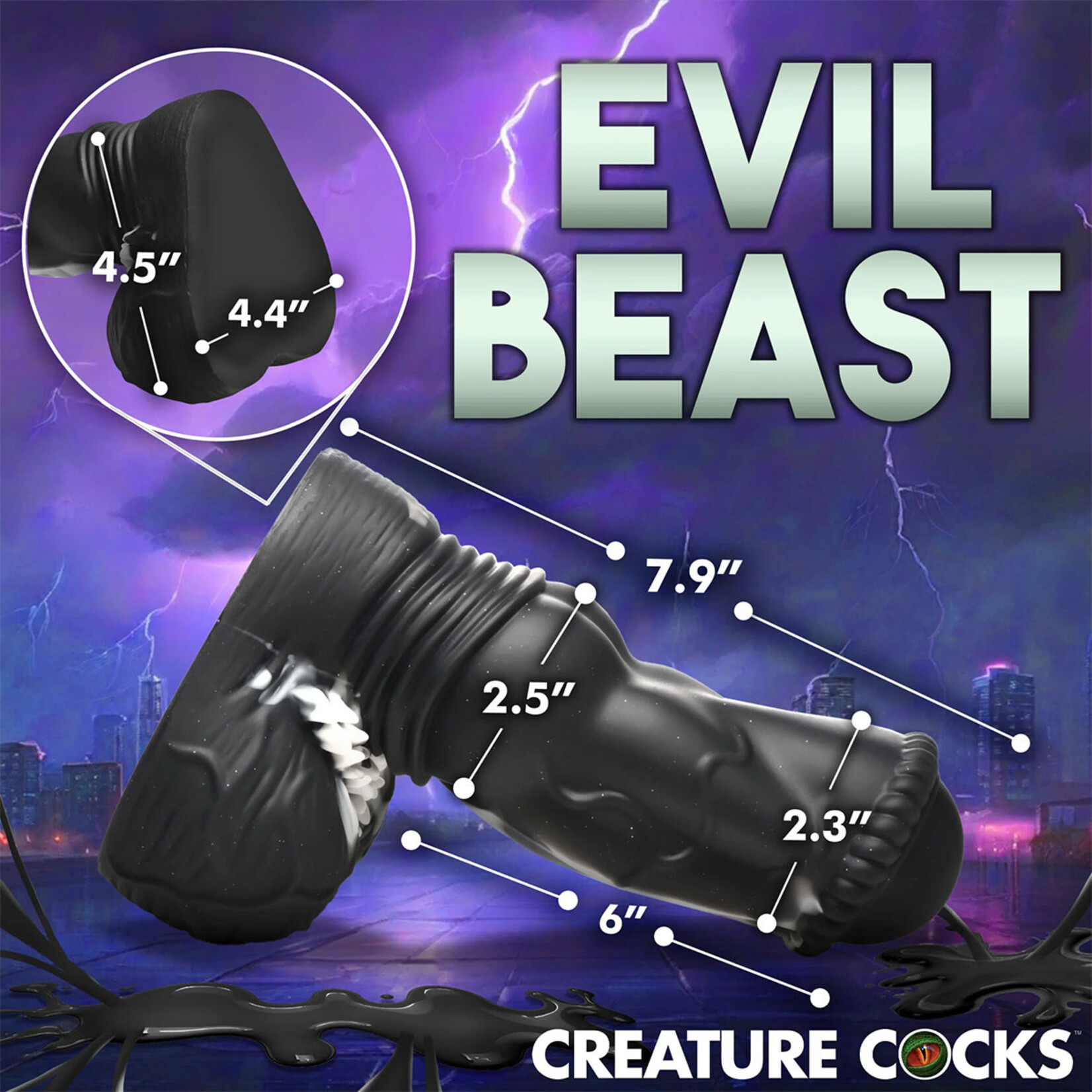 Creature Cocks Creature Cocks Venom Silicone Dildo