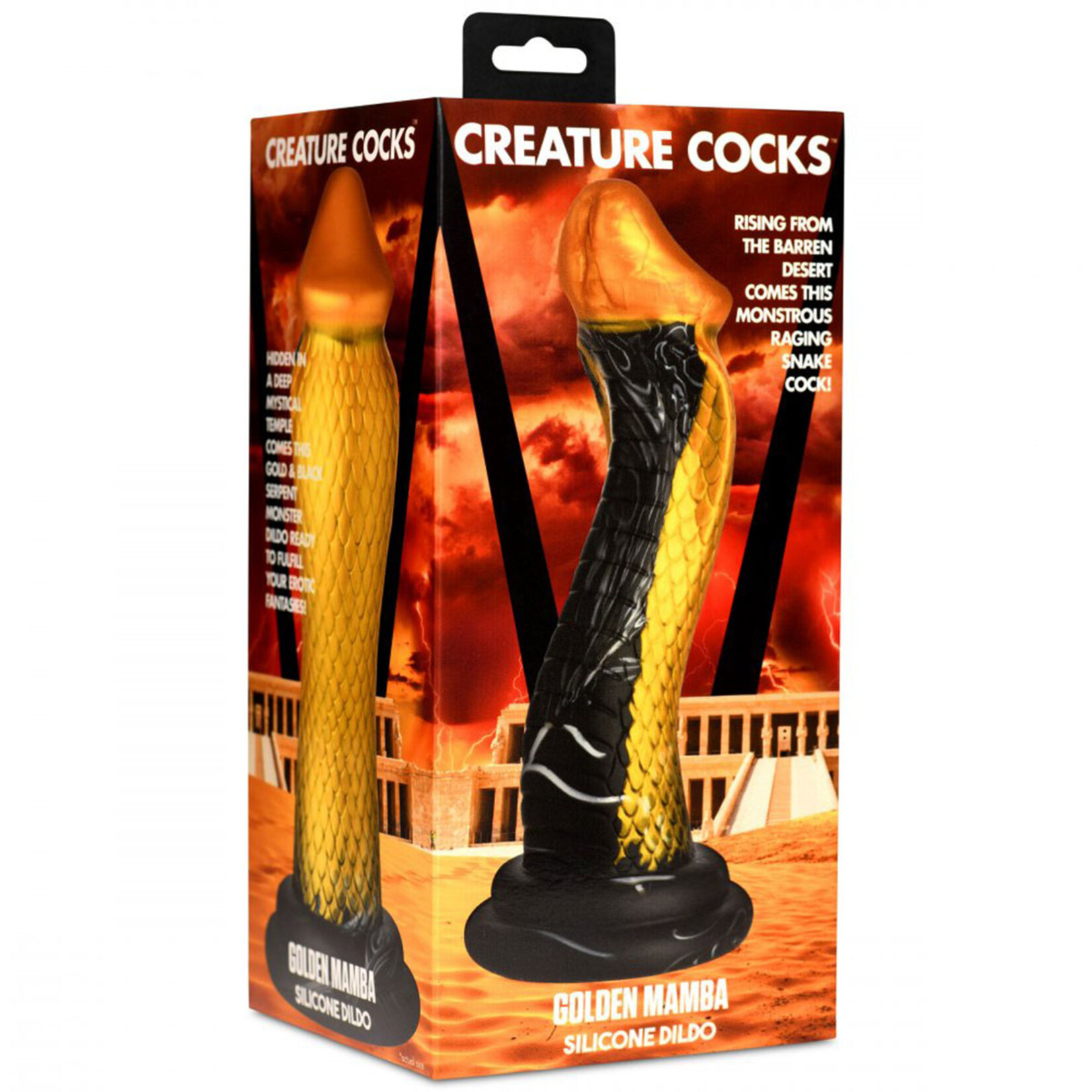 Creature Cocks Creature Cocks Golden Mamba Silicone Dildo