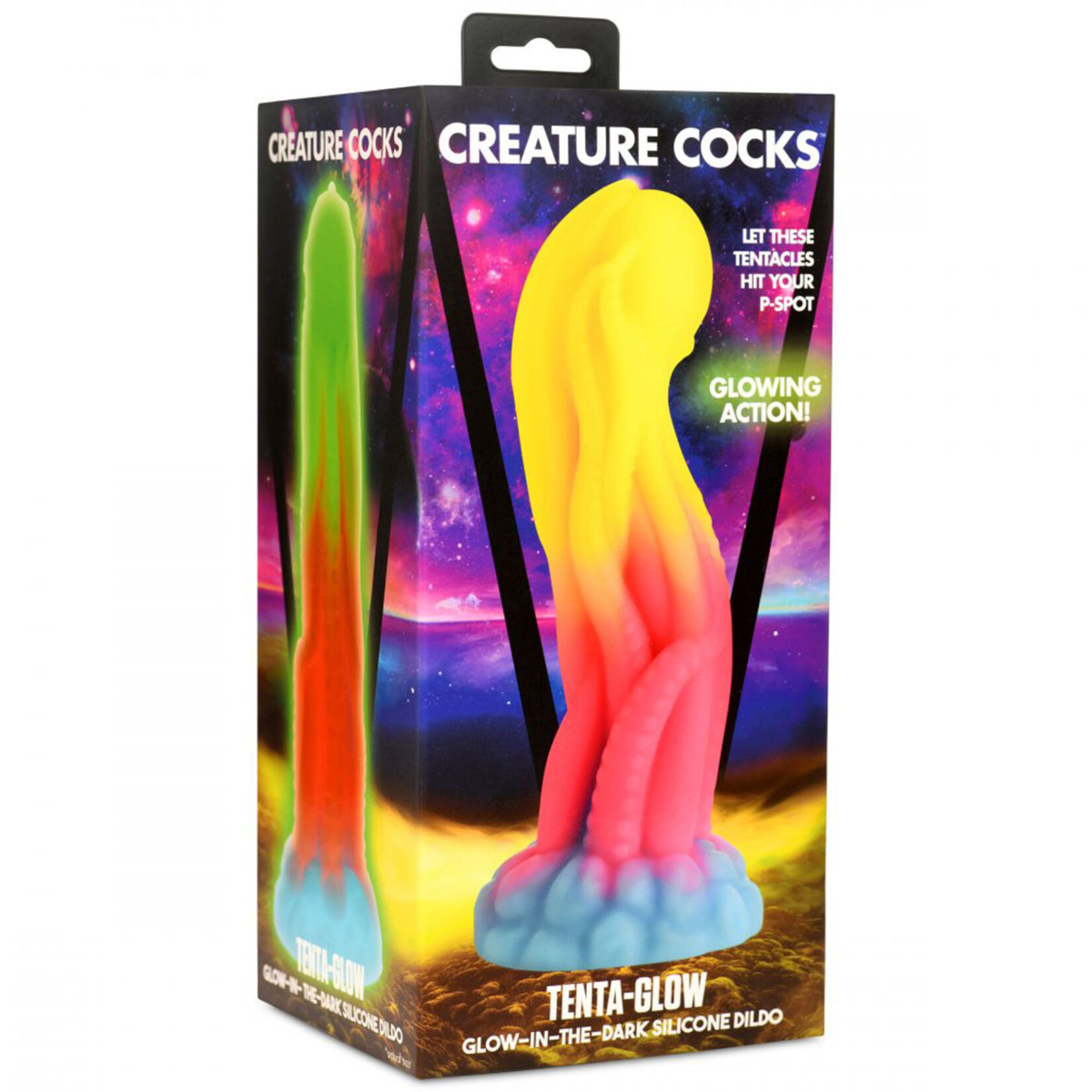 Creature Cocks Creature Cocks Tenta-Glow Glow-in-the-Dark Silicone Dildo
