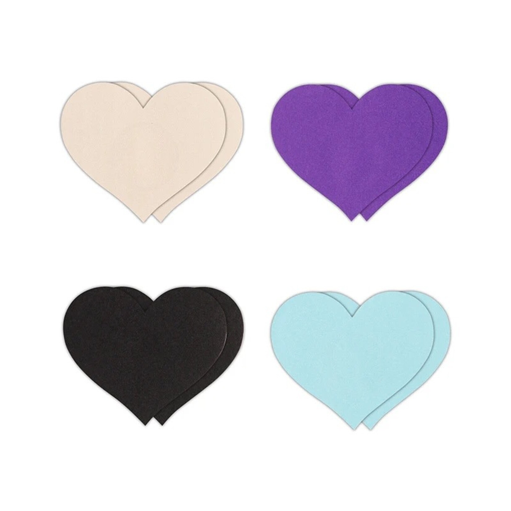 NS Novelties Pretty Pasties - Heart I - 4 Pair