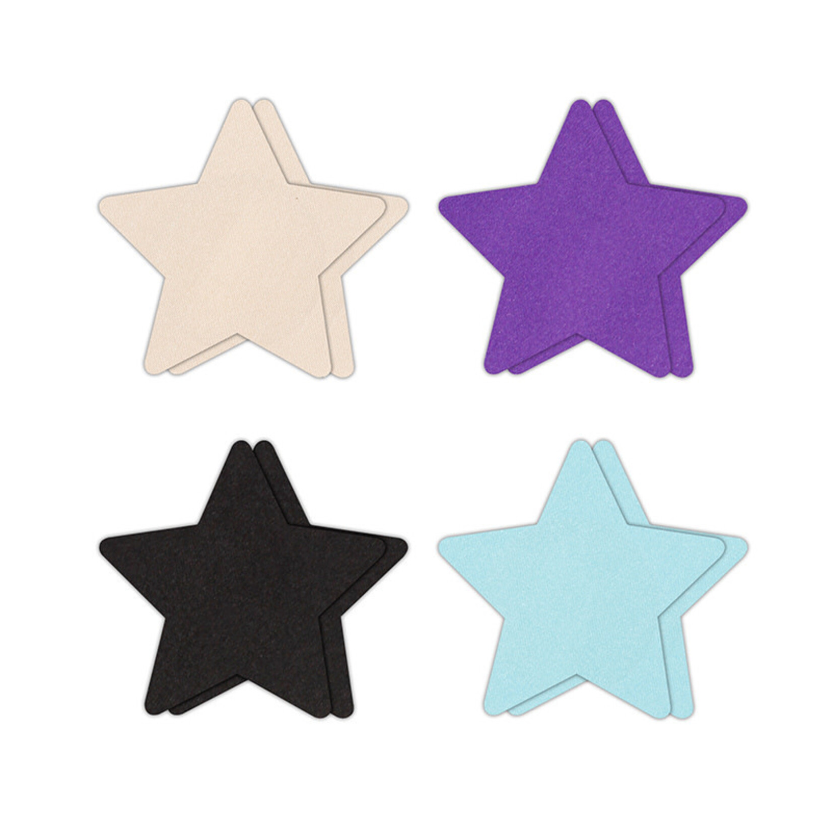 NS Novelties Pretty Pasties - Star I - 4 Pair