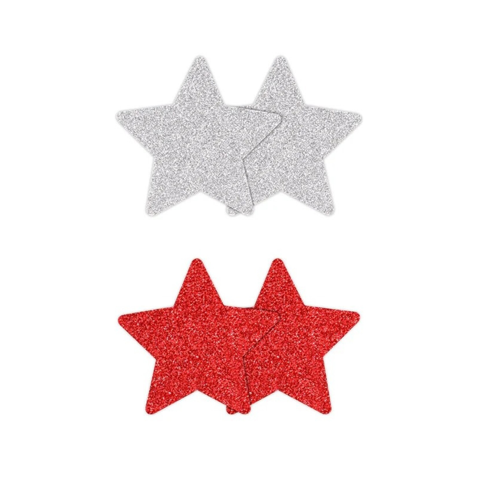 NS Novelties Pretty Pasties - Glitter Stars - 2 Pair