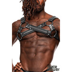 Virgo PU Leather Chest Harness OS