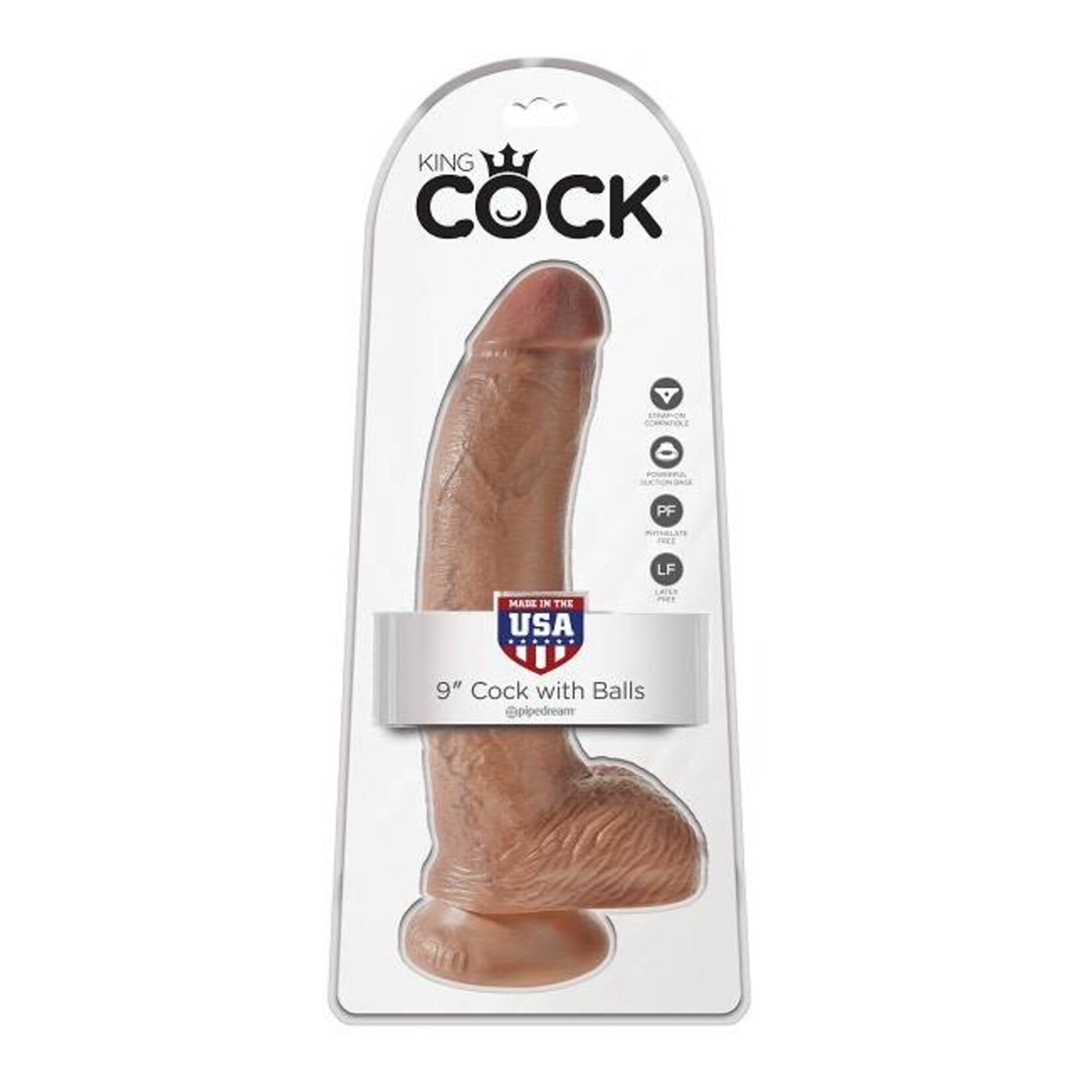 King Cock King Cock 9" Cock with Balls