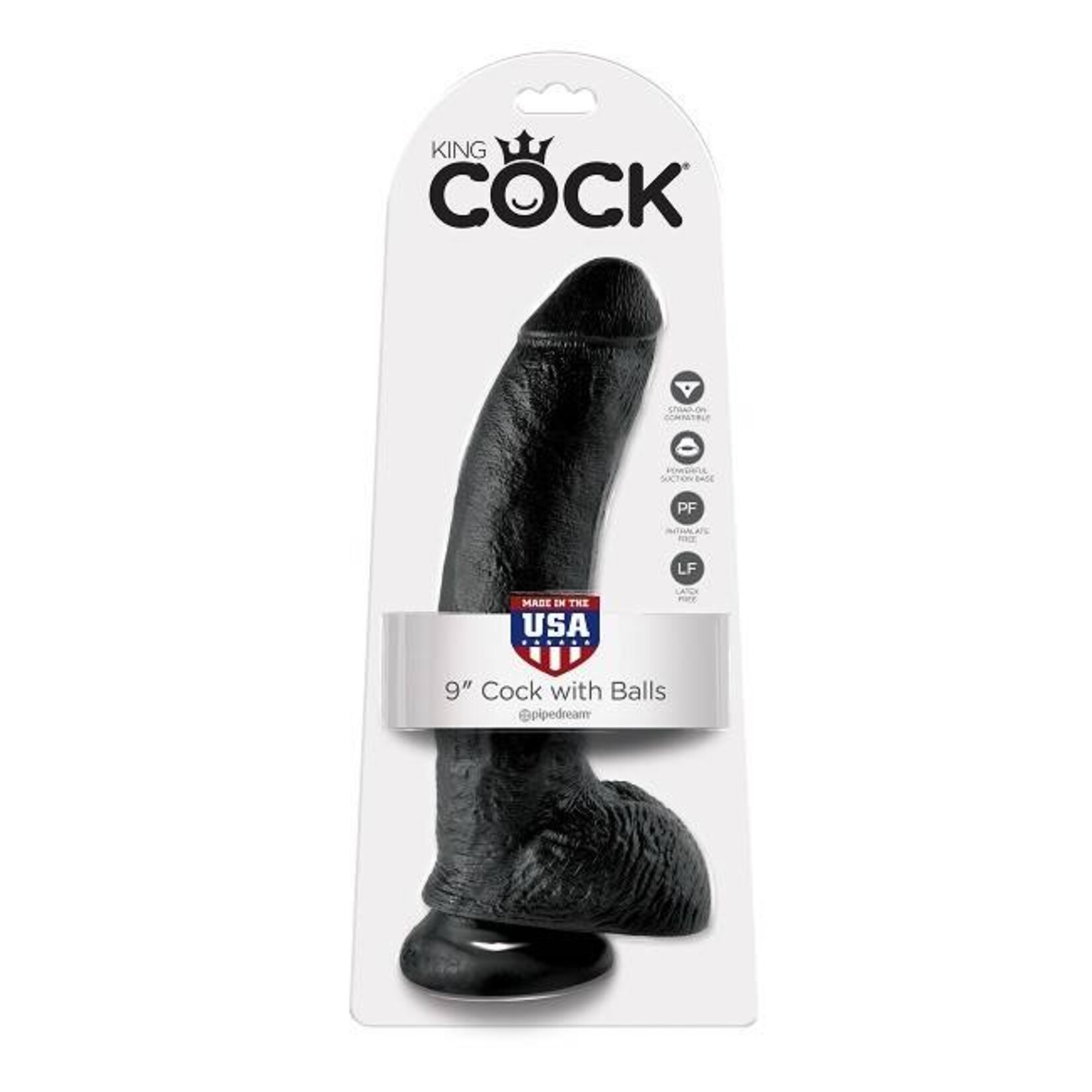 King Cock King Cock 9" Cock with Balls