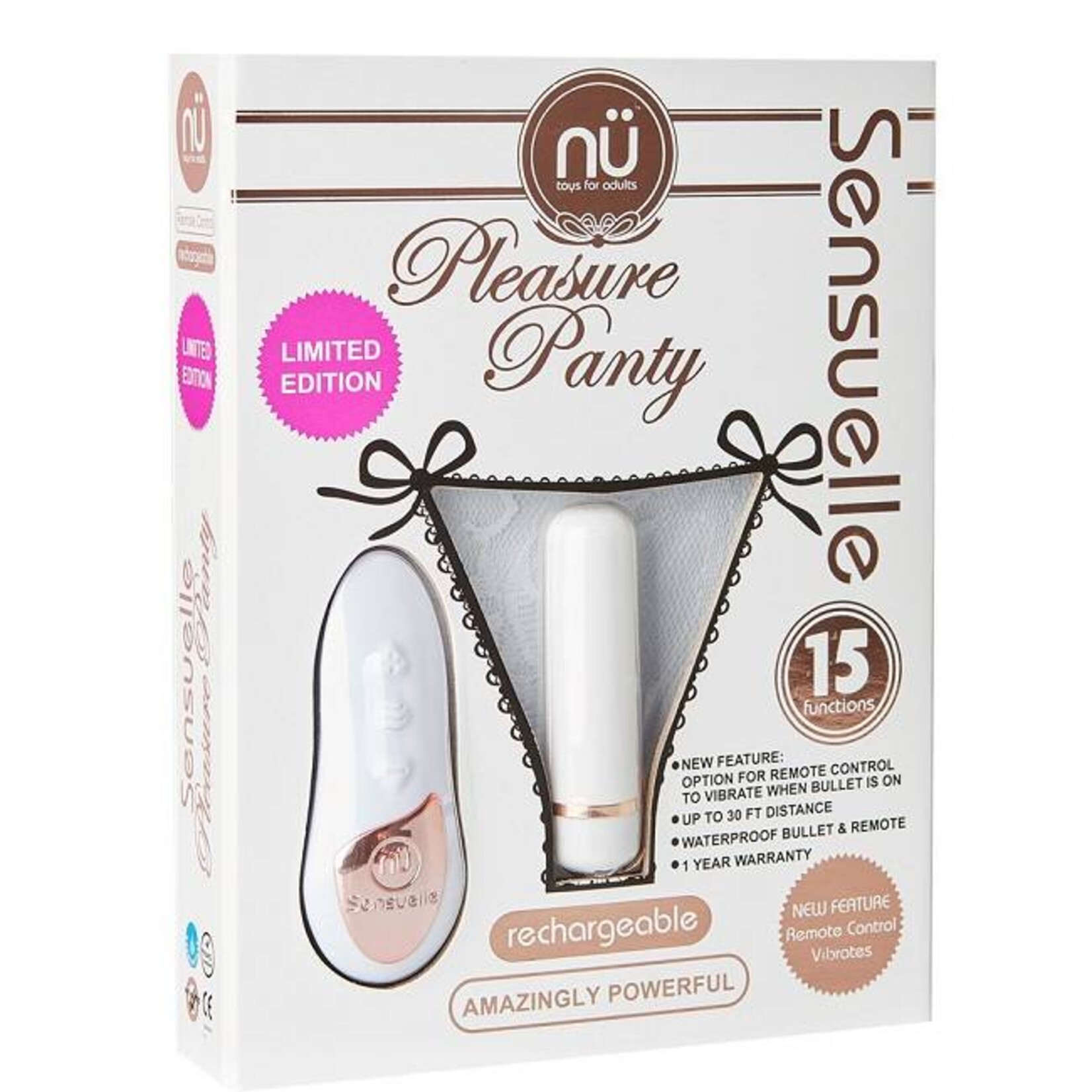 nü Sensuelle nü Sensuelle 15-Function Remote Control Pleasure Panty