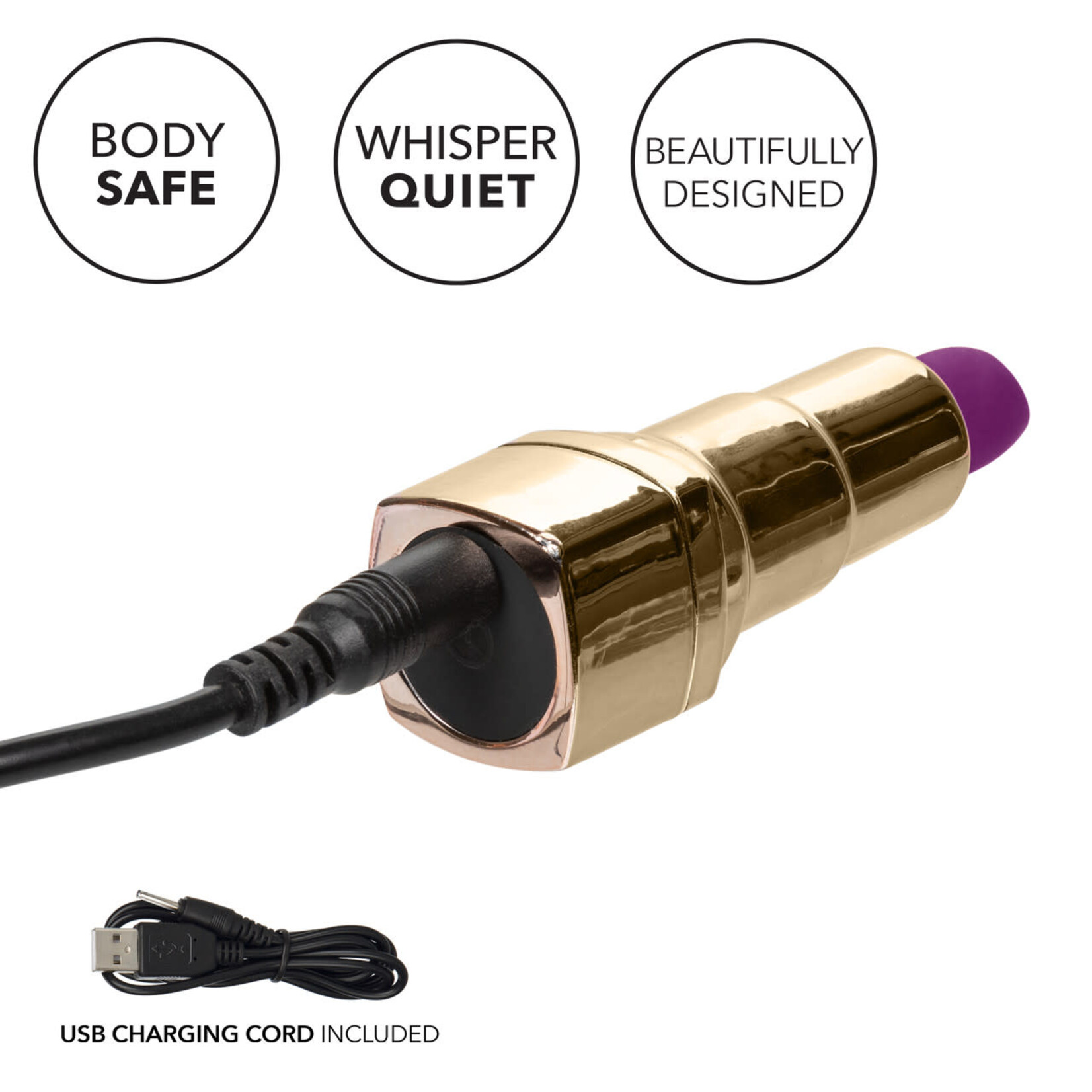 CalExotics Naughty Bits Bad Bitch Lipstick Vibrator